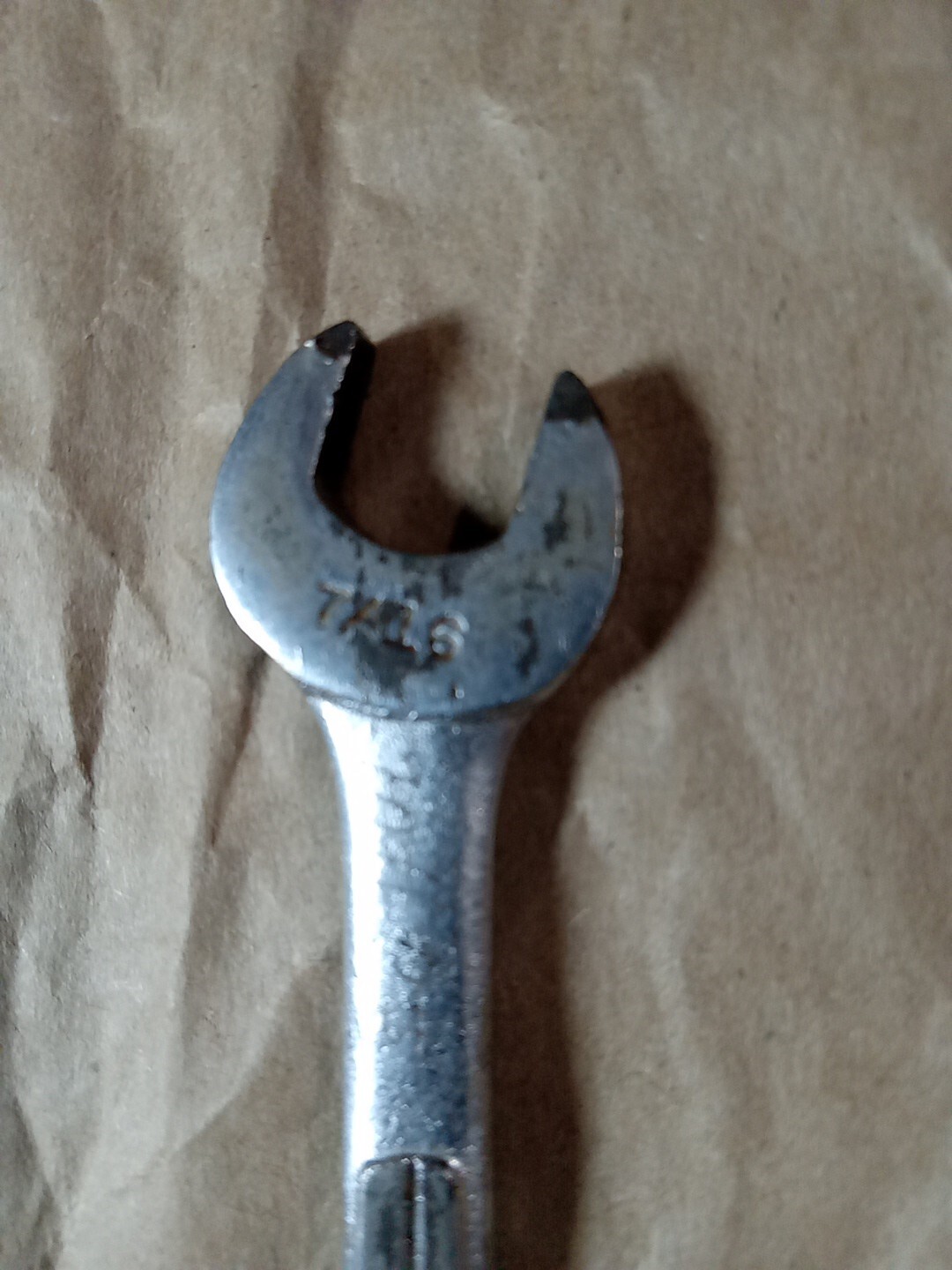 Craftsman -V- 3/8″ X 7/16″ Open End Wrench USA Vintage