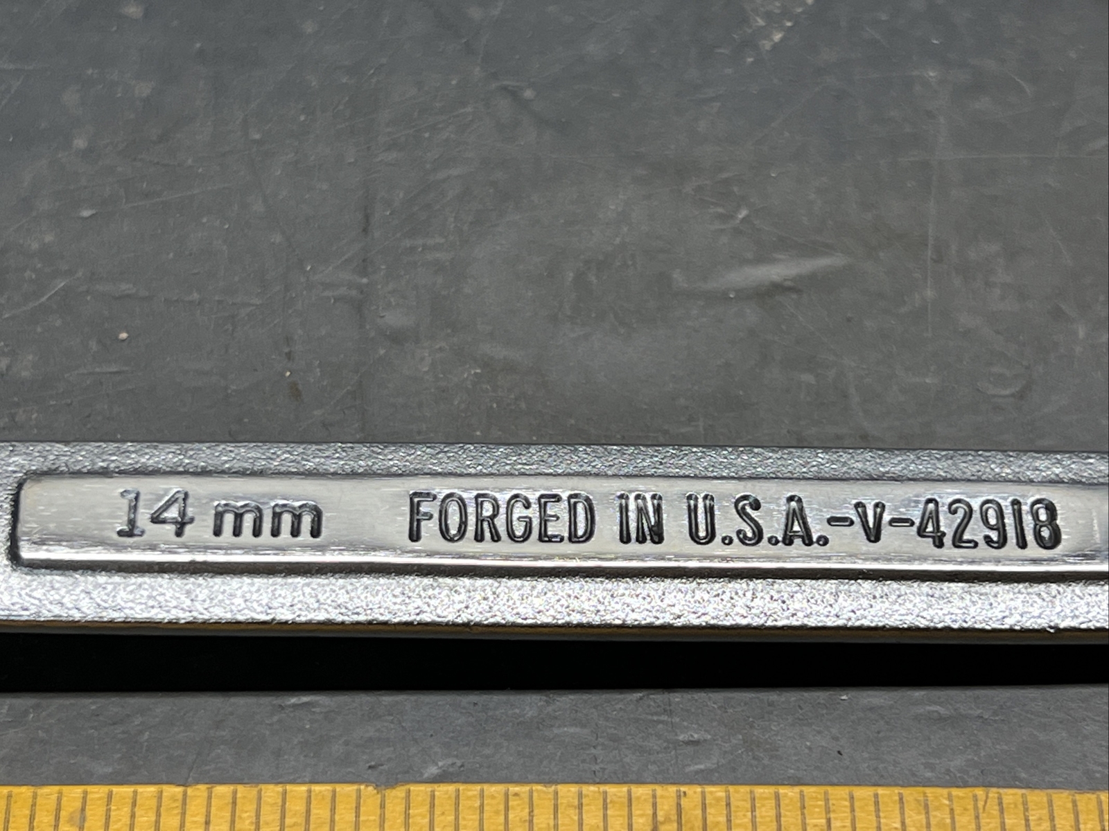 Vintage Craftsman -V- Era 42918 14mm 12 Point Combination Wrench! Great Shape!
