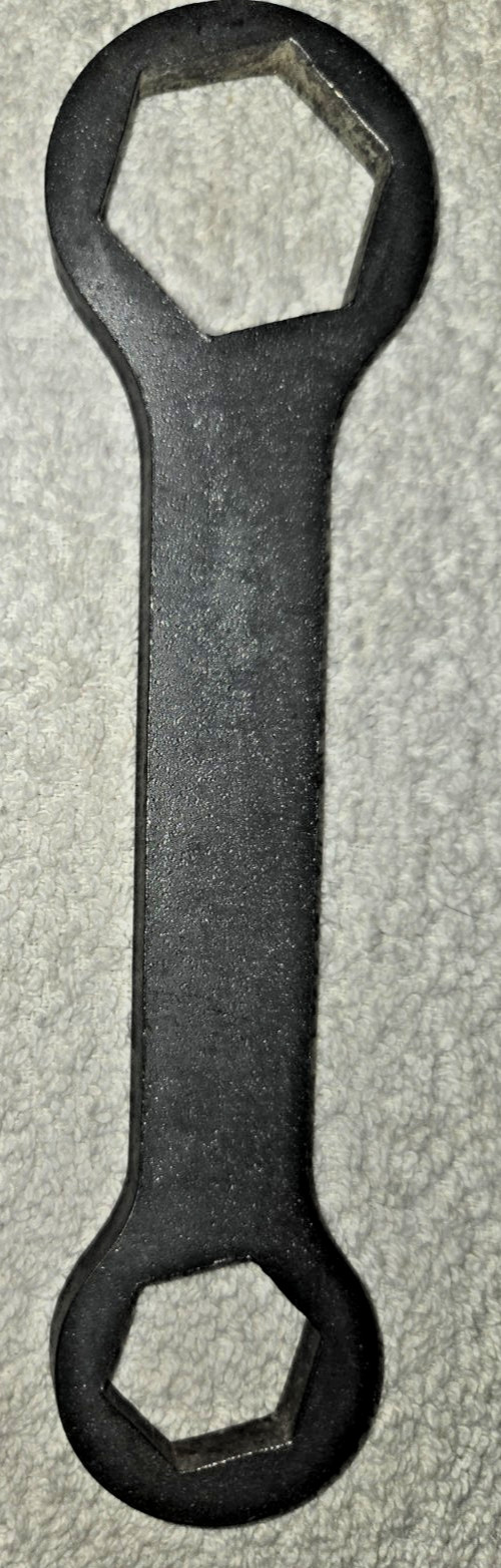 Vintage Yamaha Motorcycle Box End 6-Point 22mm / 29mm Wrench 6 3/4″ Long
