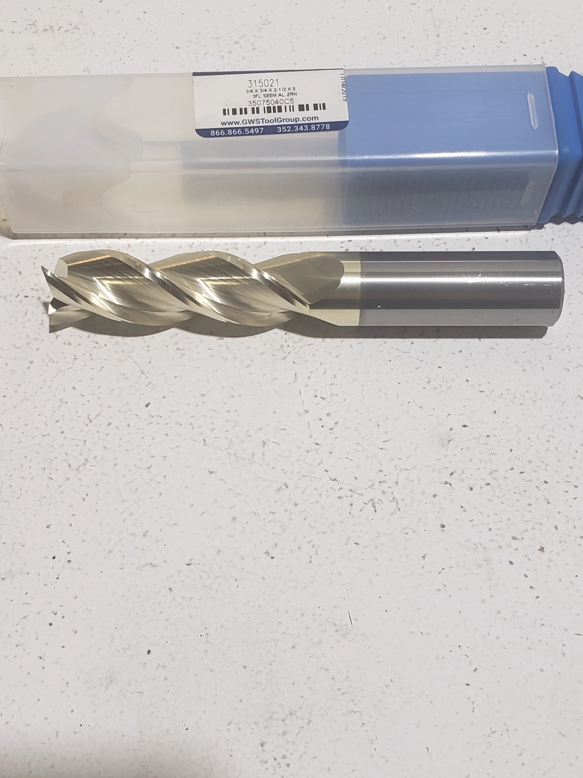 2030 Series Performance Tool Mill End Drill 3/4 3FL CARBIDE #315021 35075040C5