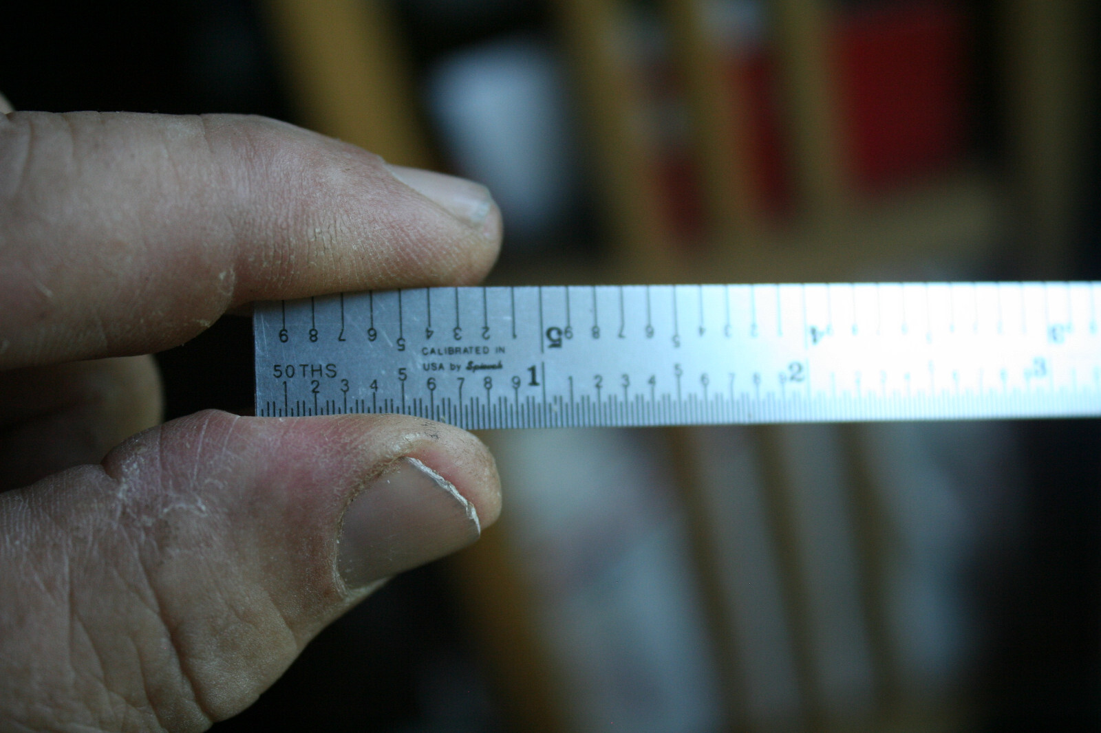 Vintage Speivak 6″ Stainless Steel Rule 10th’s 50th’s 32nd’s 64th’s See Pix!!