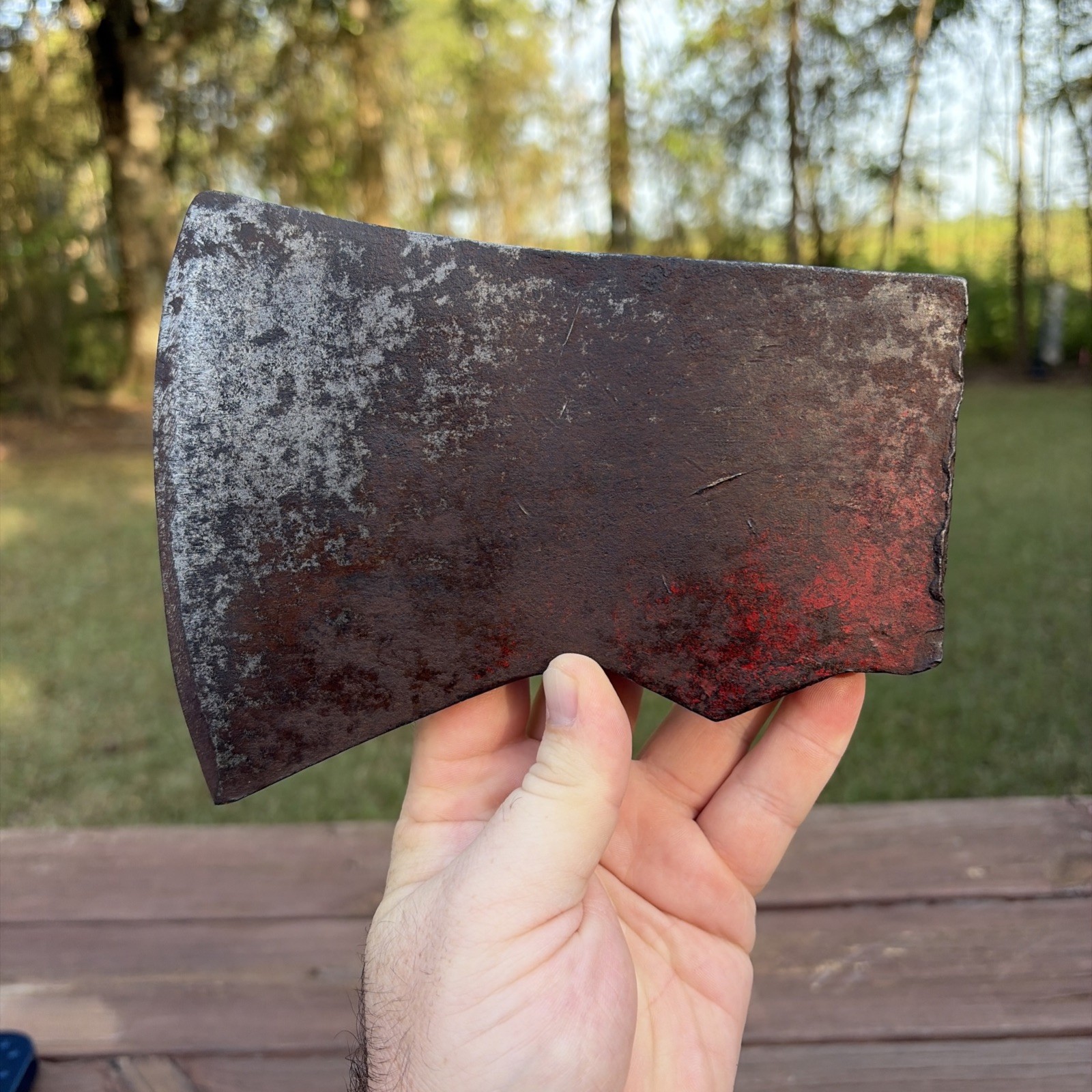 Vintage True Temper Jersey Pattern Axe Head 3lb 13oz Unmarked Camping Bushcraft