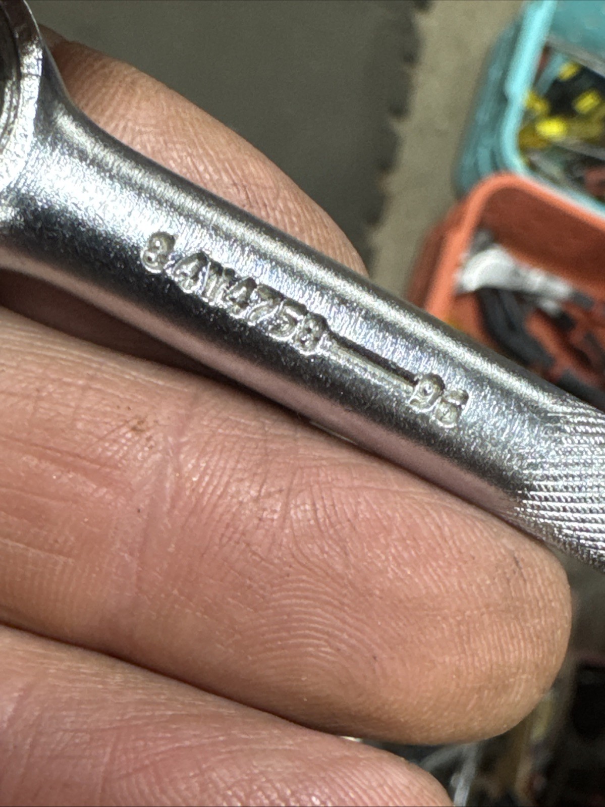 Vintage Powr-Kraft 1/4″ inch Drive Ratchet w/ Knurled Handle 4.5″ 84W4758 USA
