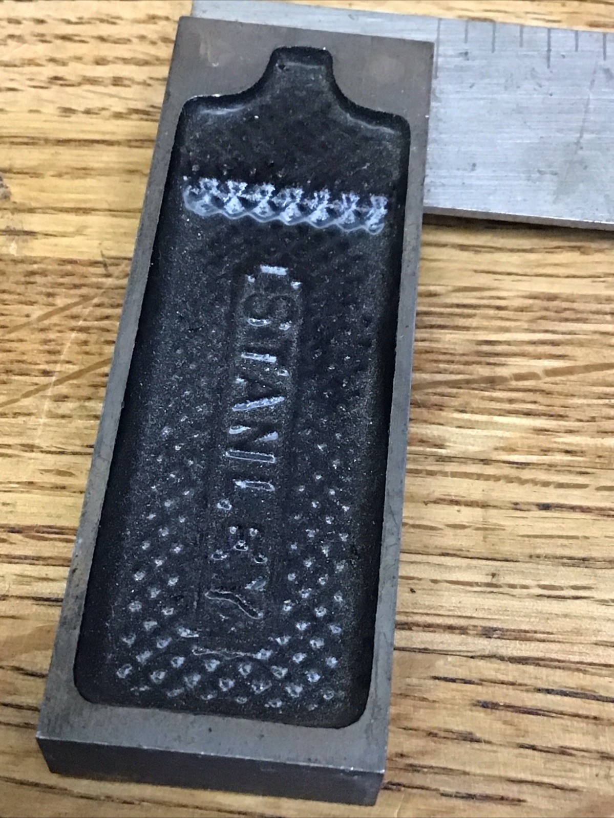 Vintage Stanley No.12 All Metal Try Square 4” Rare Size USA
