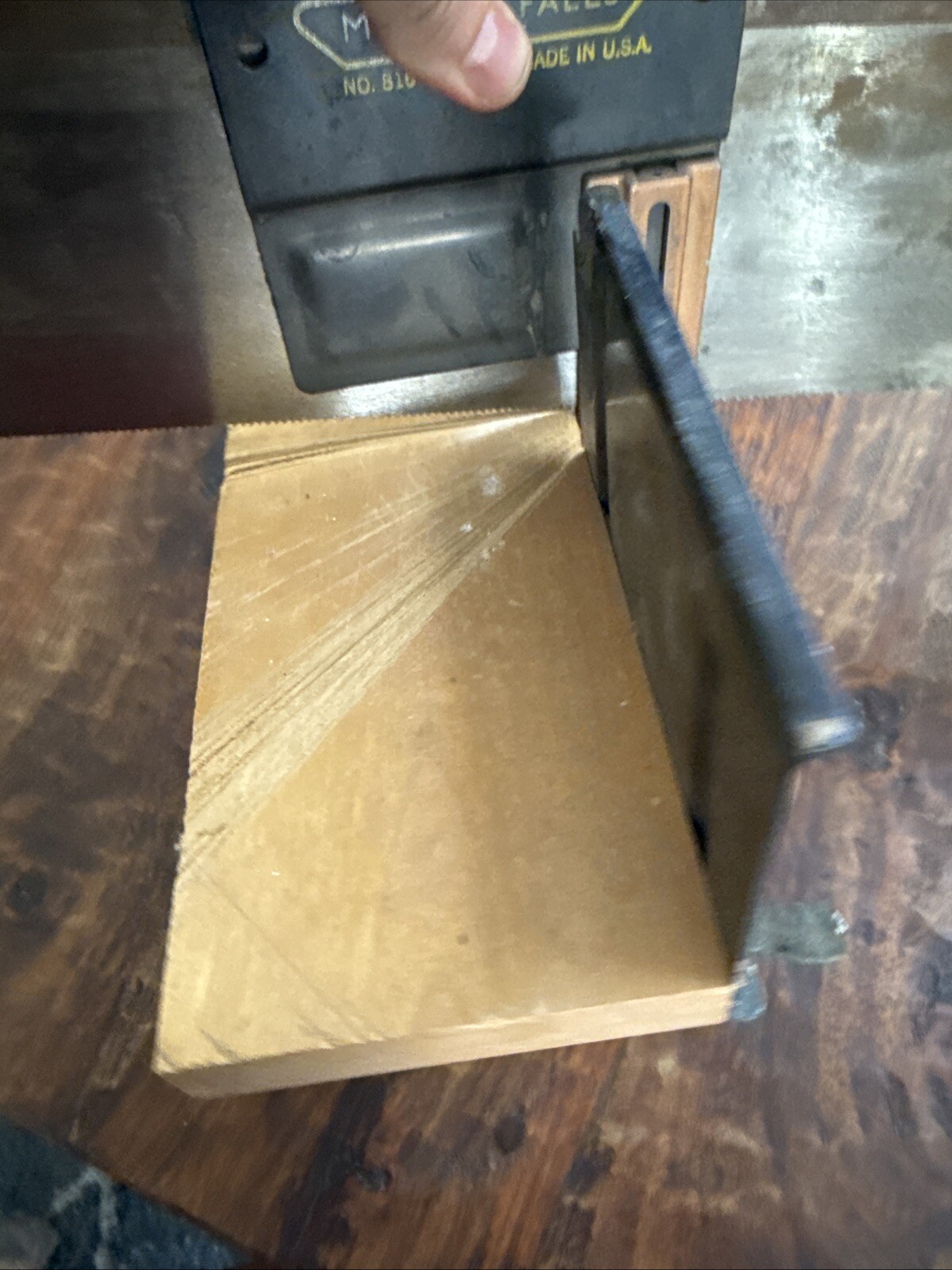 Vintage Millers Falls Langdon Acme Miter Mitre Box No 816 USA Made