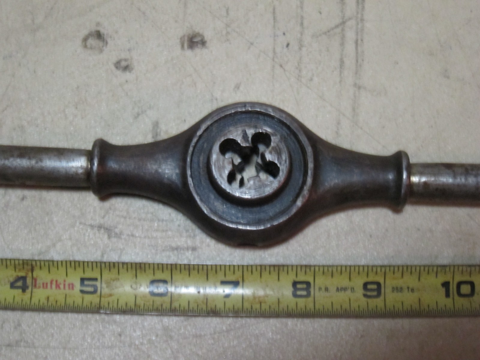 Vintage Wells Brothers Company Little Giant Threader & Tap handle 3/8-16, 15″L