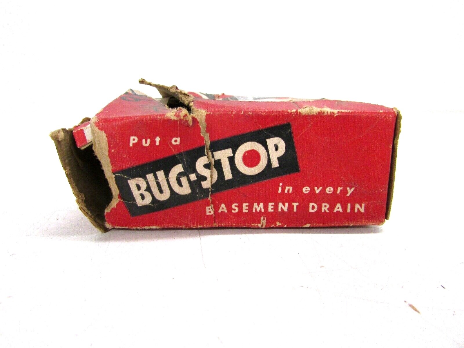 VINTAGE! THE AUTOMATIC BUG-STOP FOR BASEMENT DRAINS KEEPS BUGS OUT!