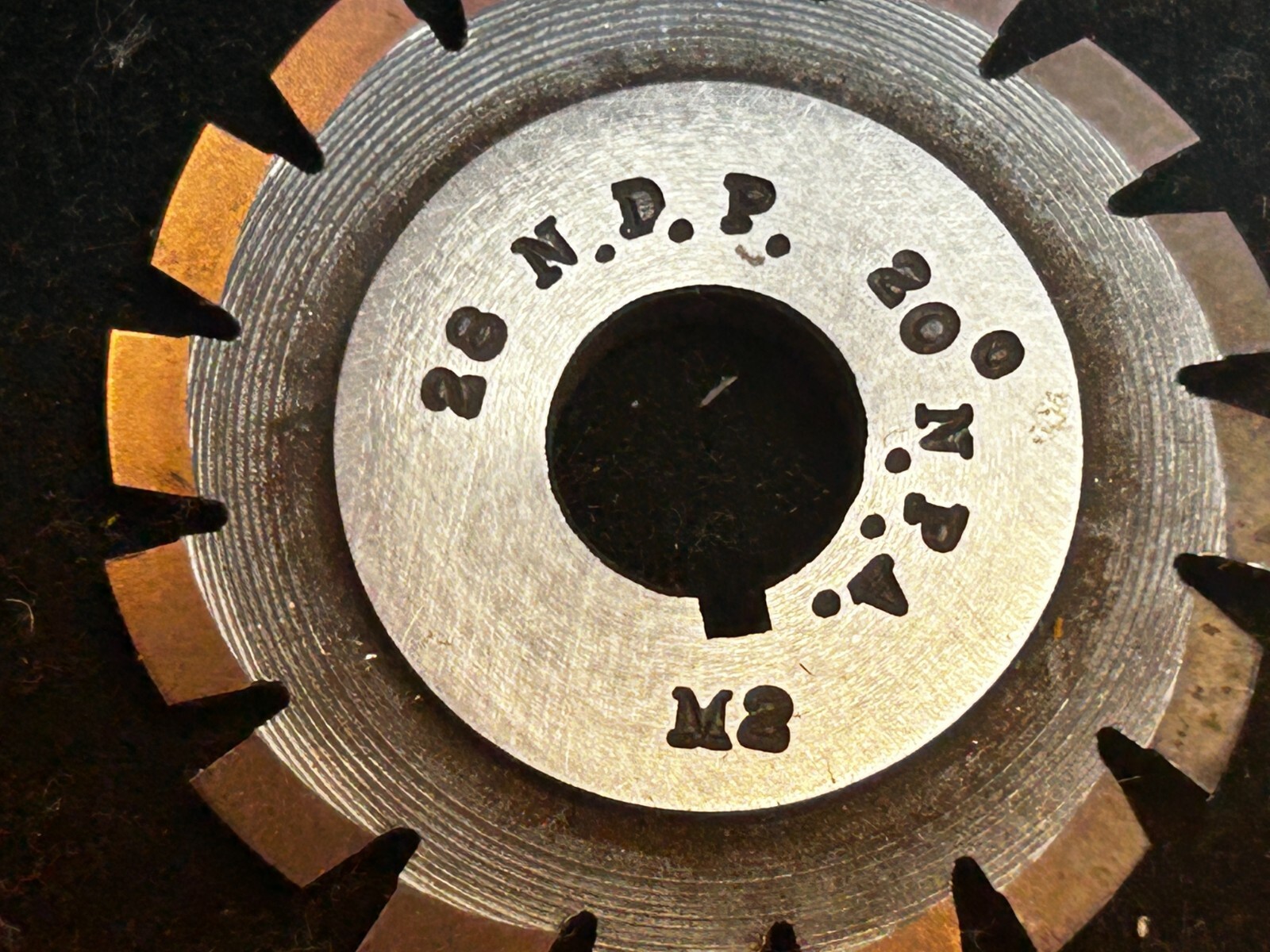 2 – Machine Gear Cutters 28 NDP 20° 7/16 Bore # WnDr28L66