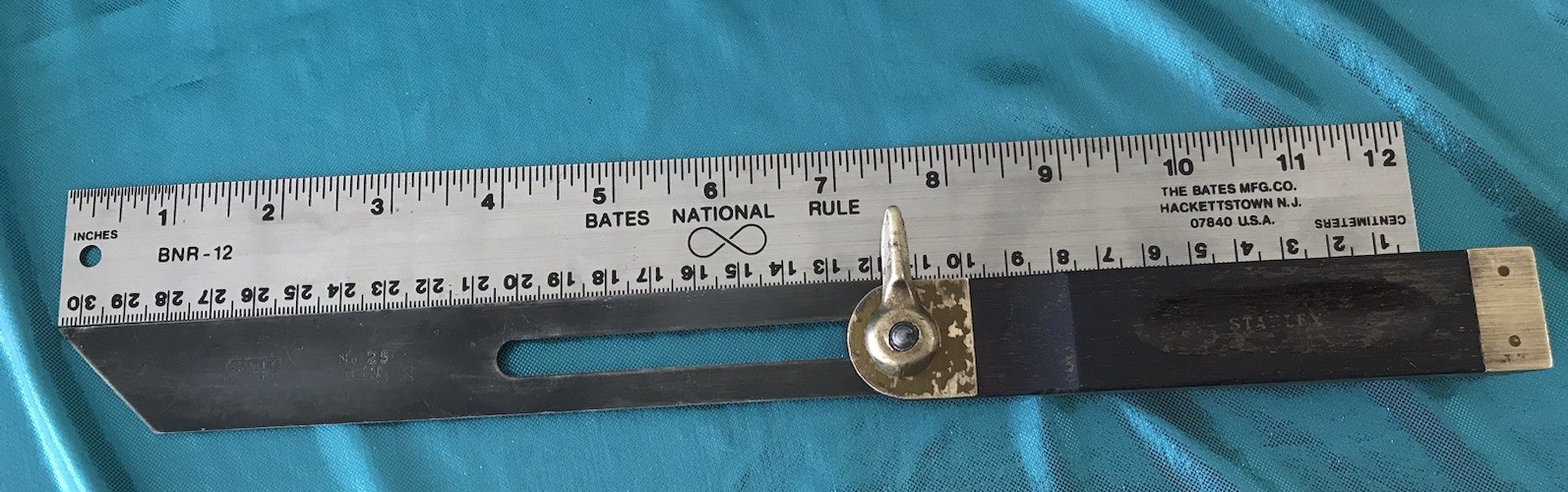 Stanley USA No.25 – 8 inch sliding t-bevel square *AND Unbranded Universal Bevel