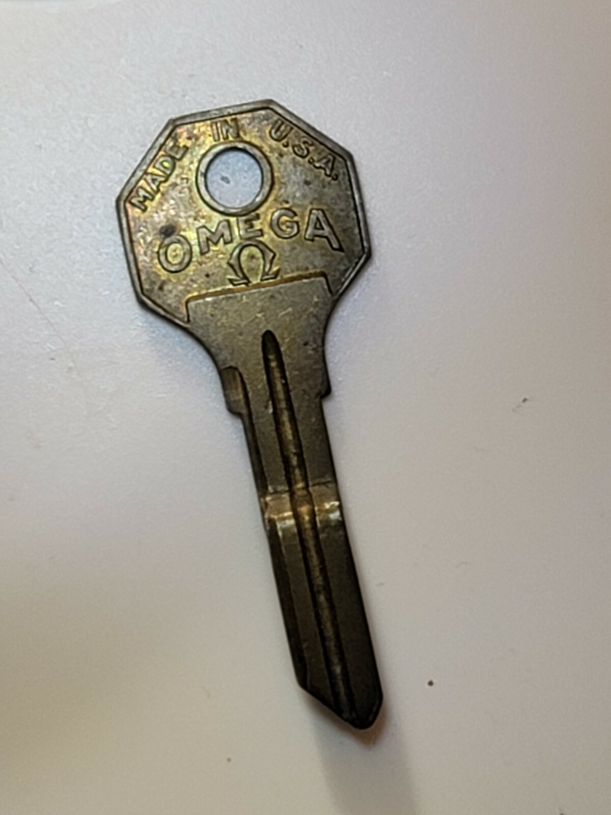 Vintage Omega Key Offset Key Yale and Towne Mfg Co. odd Shaped Key