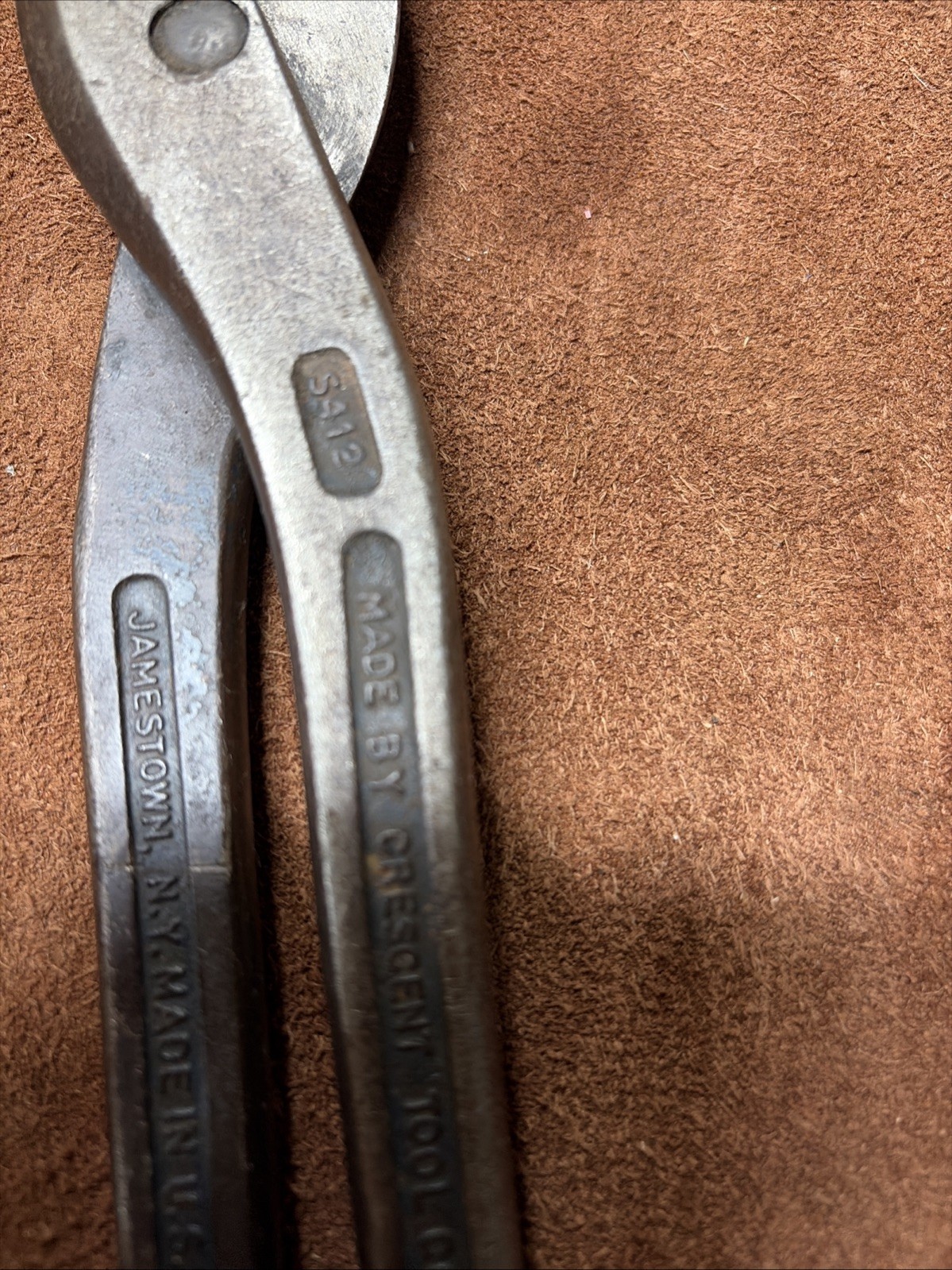 Vintage Crecent Tool Co. tin snips 16″ long And A 12 “