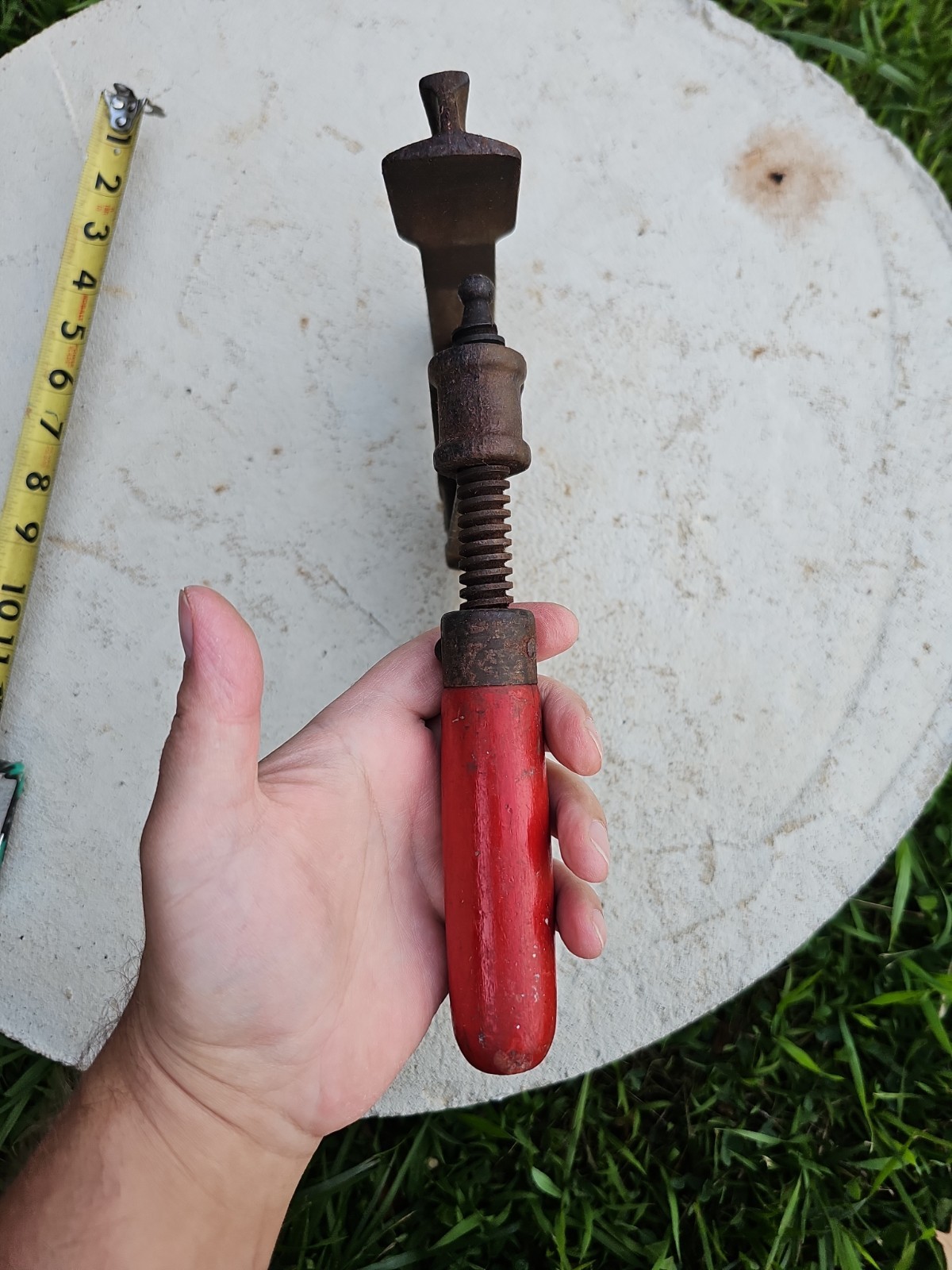 Vtg. WETZLER Deep ThroatBAR CLAMP #508 LONG ISLAND CITY NY WOODWORKING CLAMP