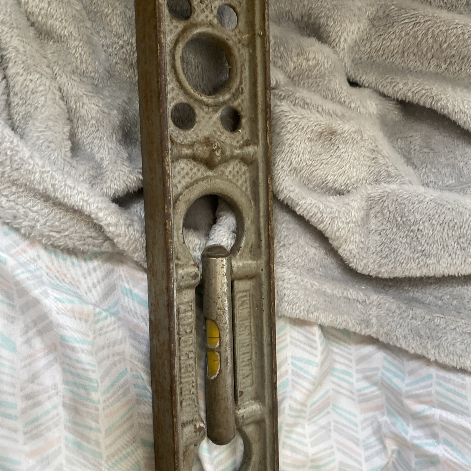 Vintage Davis patent Cast Iron machinist level