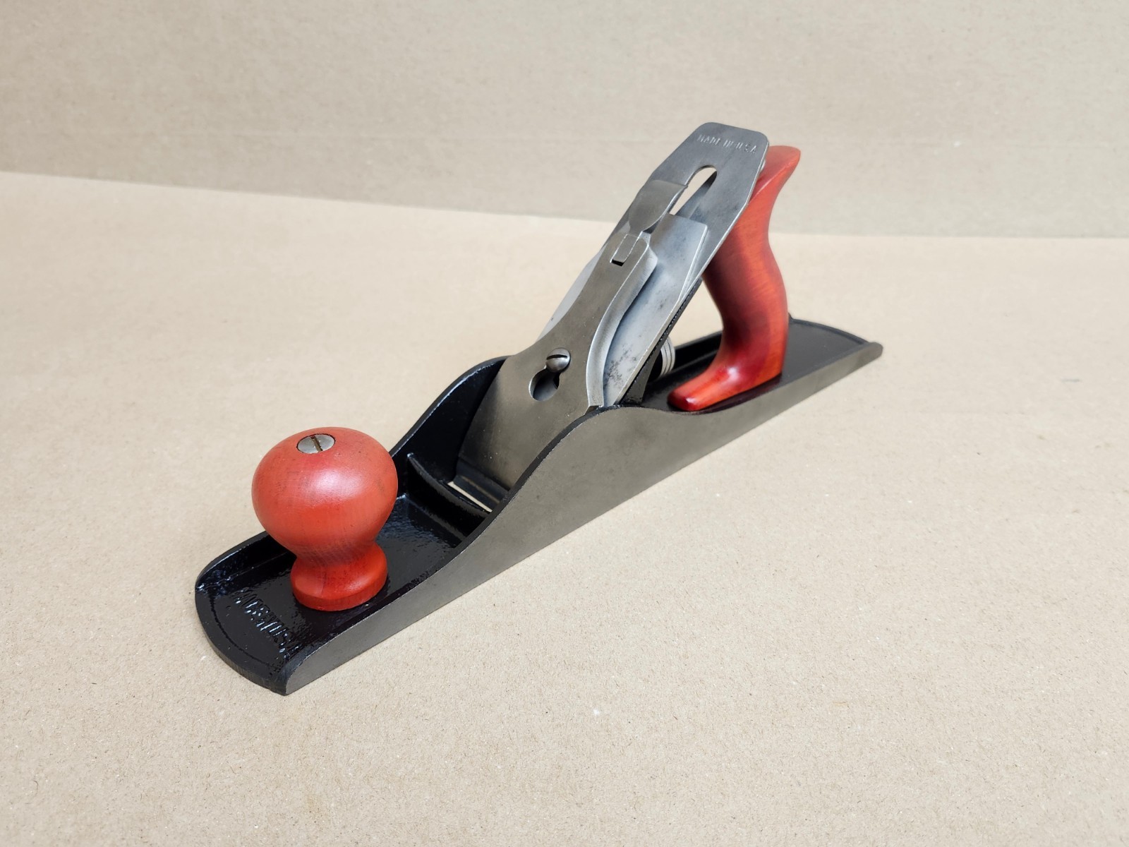 Vintage US Made 14″ Wood Working Hand Plane Smooth Bottom