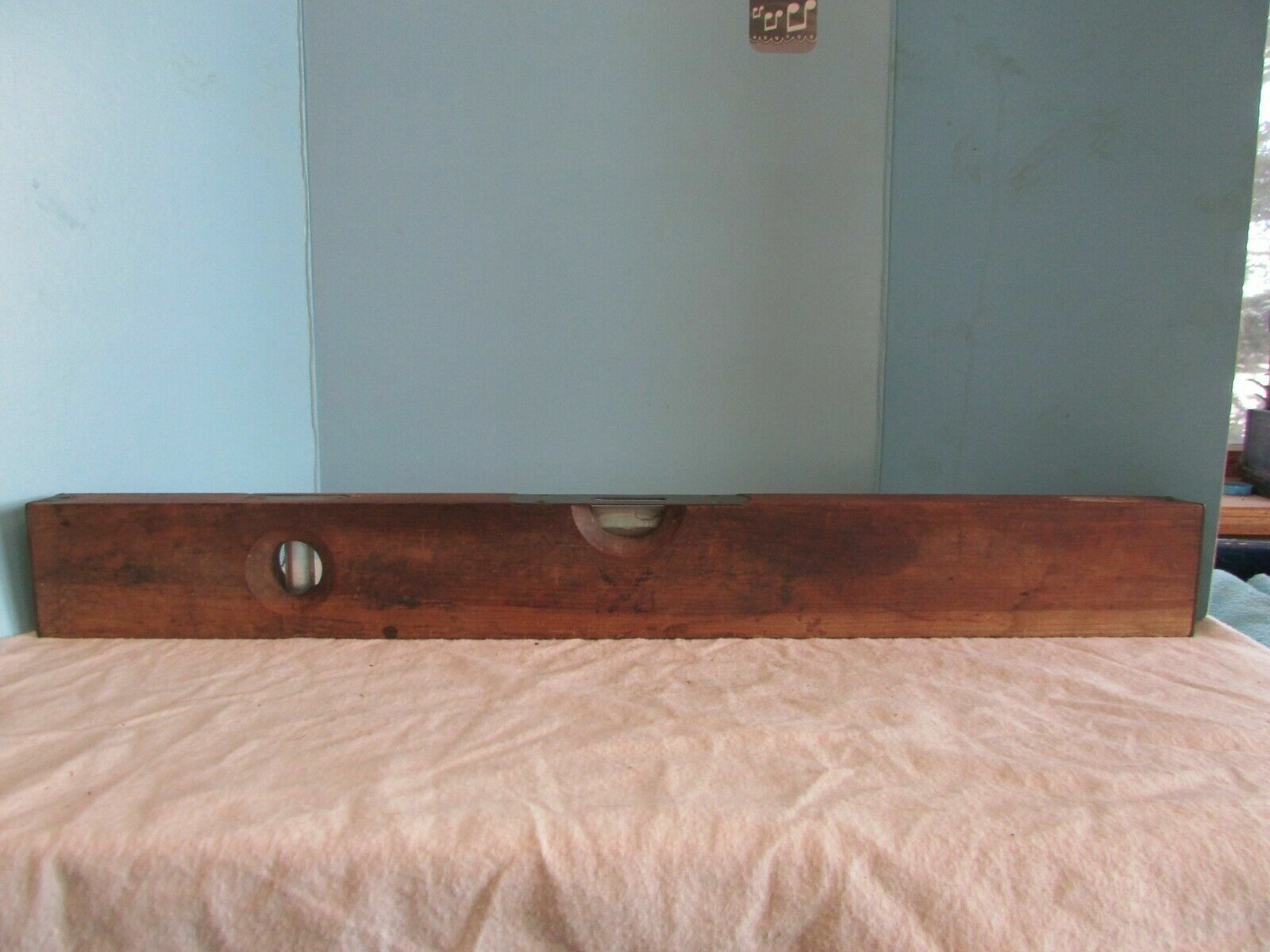 VINTAGE The Baker McMillen Co. Akron Ohio Eclipse Wooden Level 24″ Pat 12-20-04