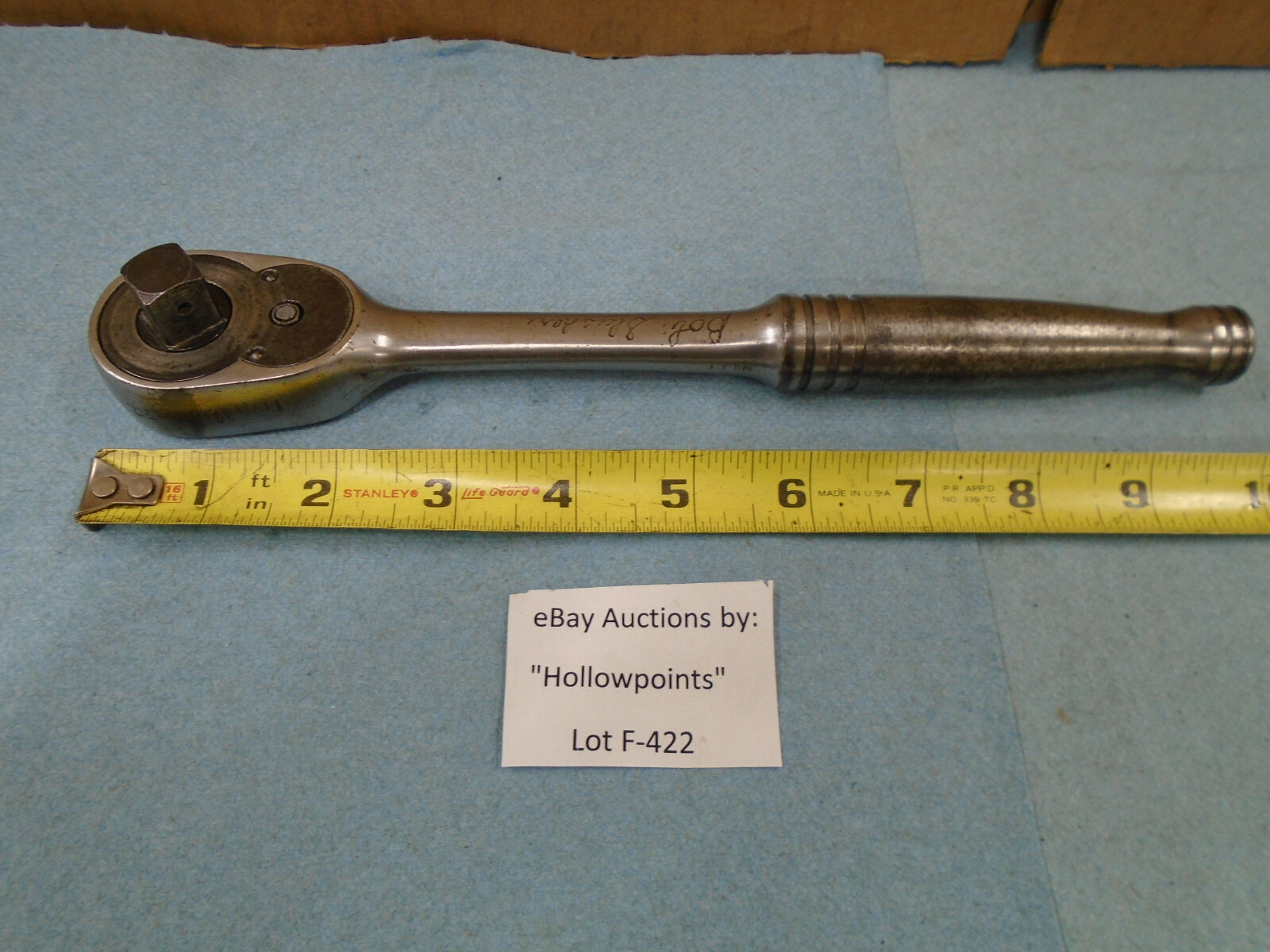 Snap-On L-710 Ratchet 1/2″ Drive Snap On 32 Tooth Cleaned & Oiled F422