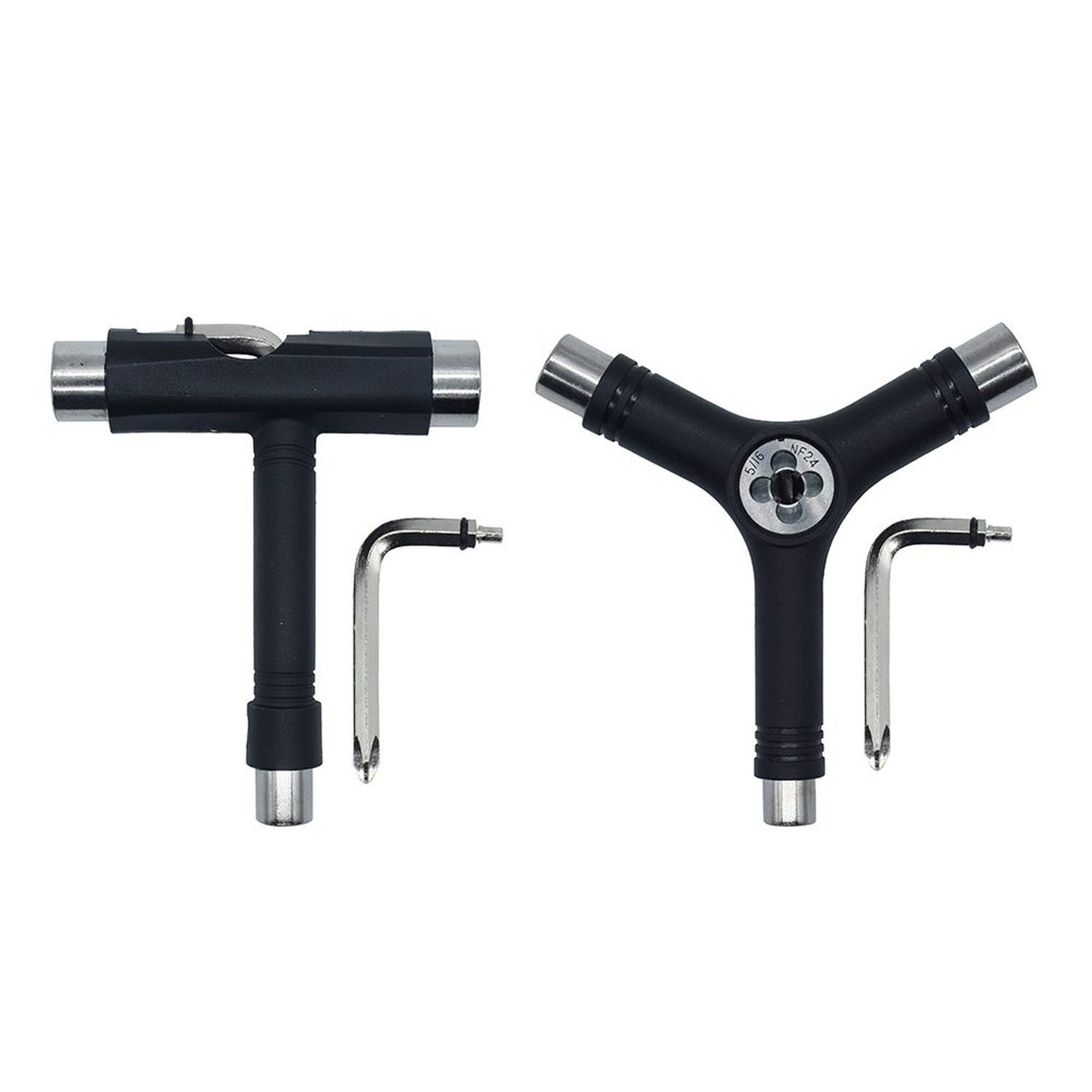 Black All-in-One Multifunctional Portable T-Tool&Y-Tool for Skateboard,All-in…