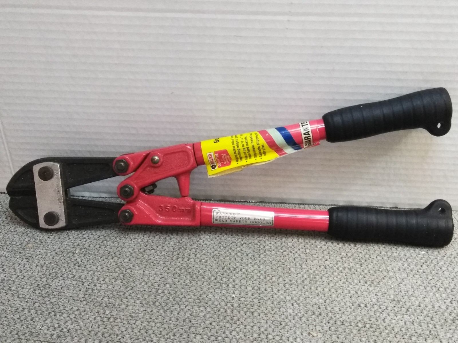 Fuller Allloy Steel BOLT, ROD, WIRE Cutter 14″ Contoured Black Rubber BF Japan