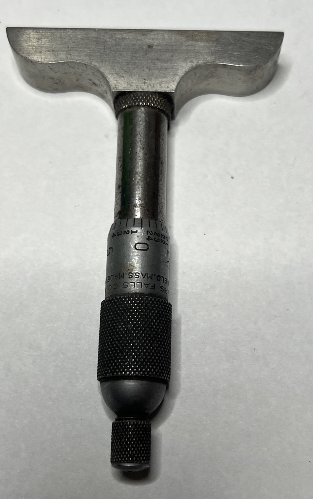 Vintage Millers Falls No. 31 Depth Micrometer Gauge Greenfield Mass USA