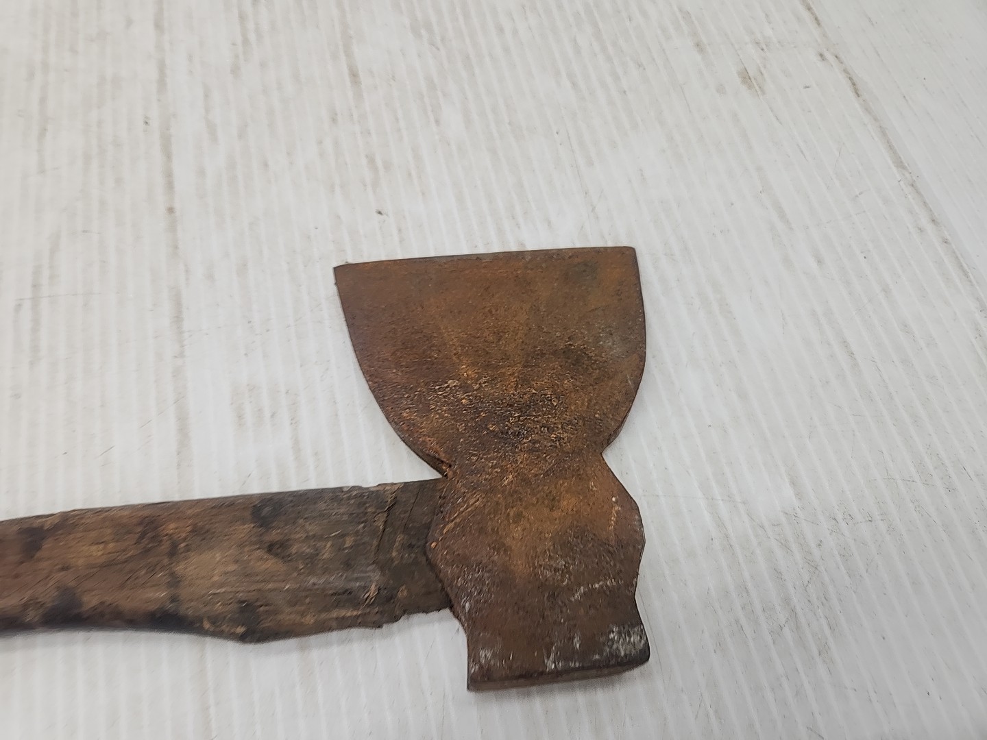 Vintage BUHL Detroit Embossed Hatchet Broad Flat Side Hewing Michigan Cllectible