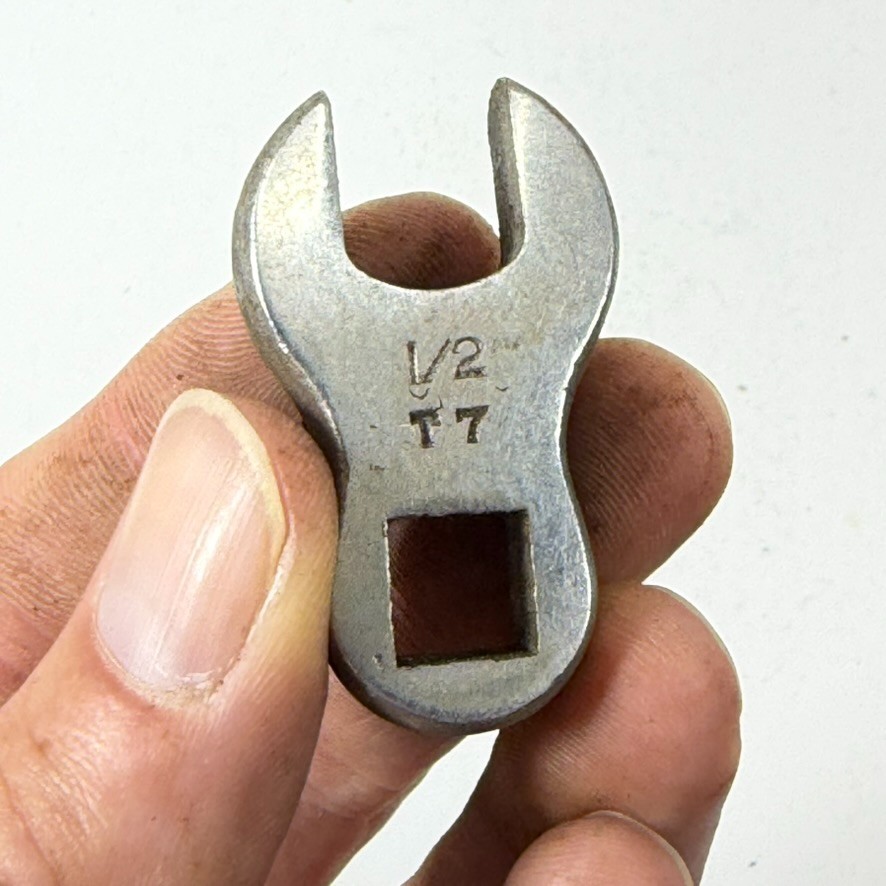 Vintage Bonney T7 Crow Foot Wrench 1/2″ Drive