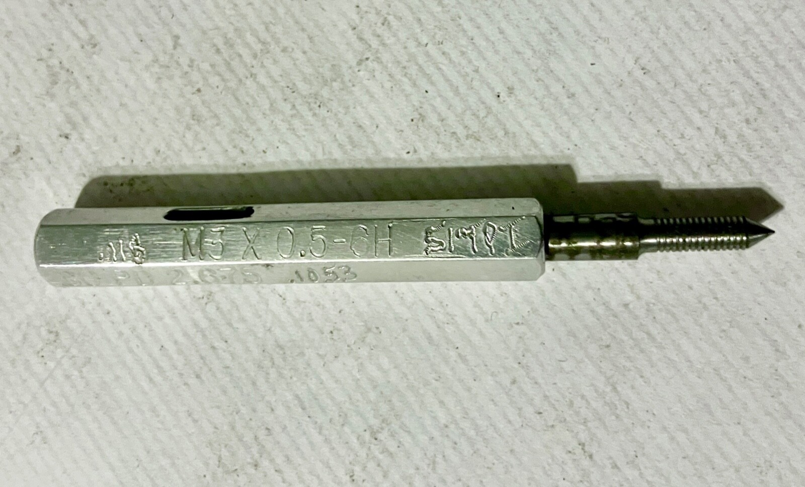 WALDEN M3 X 0.5 6H METRIC THREAD PLUG GAGE 3.0 0.5 NO GO ONLY P.D. = 2.775
