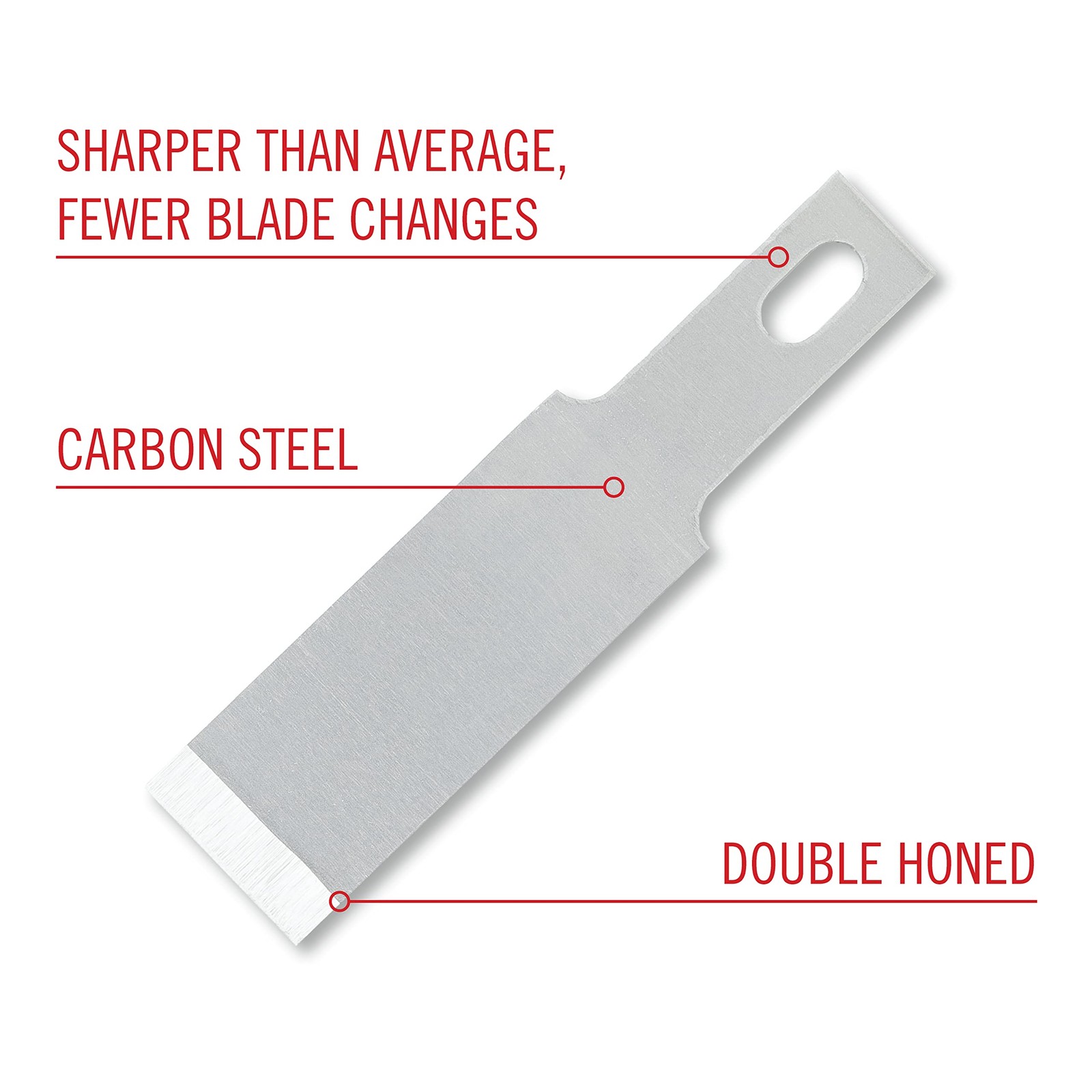 #18 Wood Chisel Replacement Blades 1/2 Inch High Carbon Steel 100 Pack For Hobby