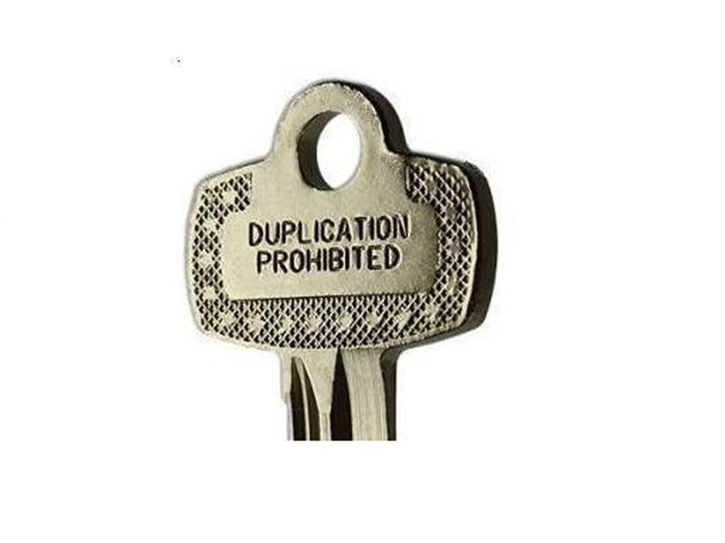 TWO NICKEL SILVER FITS BEST KEY BLANKS FOR “K” KEYWAY