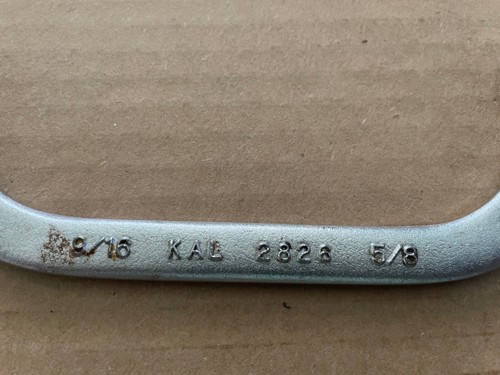 Vintage KAL Obstruction Wrench #2826 9/16 & 5/8 Drop Forged Alloy Steel Japan
