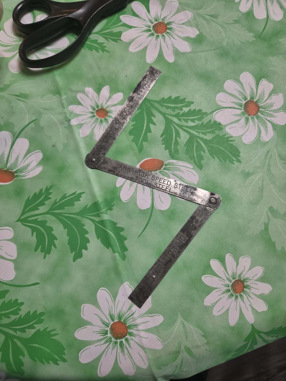 Vintage Folding Steel Ruler “William Jessop & Sons Inc.”