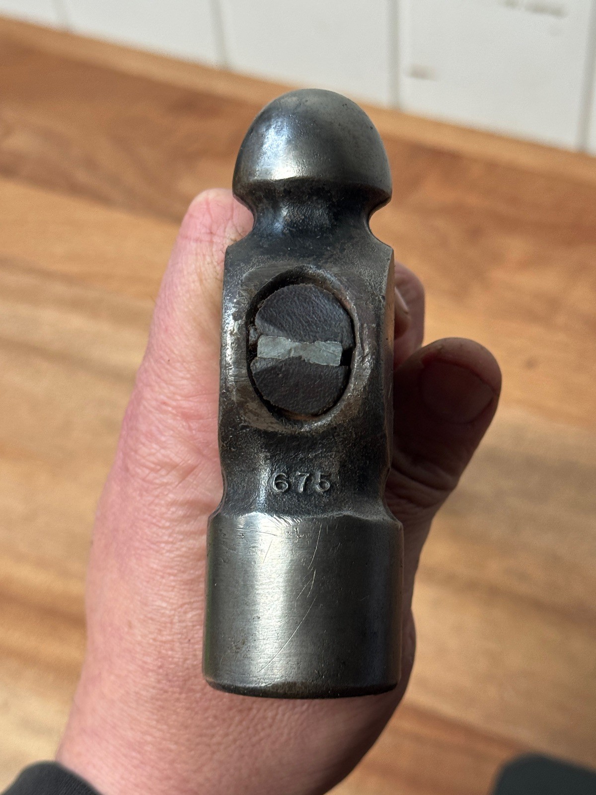 Vintage CYCLONE Australia 675g Engineer’s Ball Pein Hammer Made in Australia
