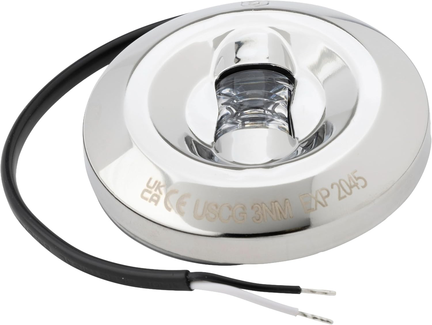 6556-7 Universal Watertight Marine Boat LED round 3 Nautical Mile Transom Light