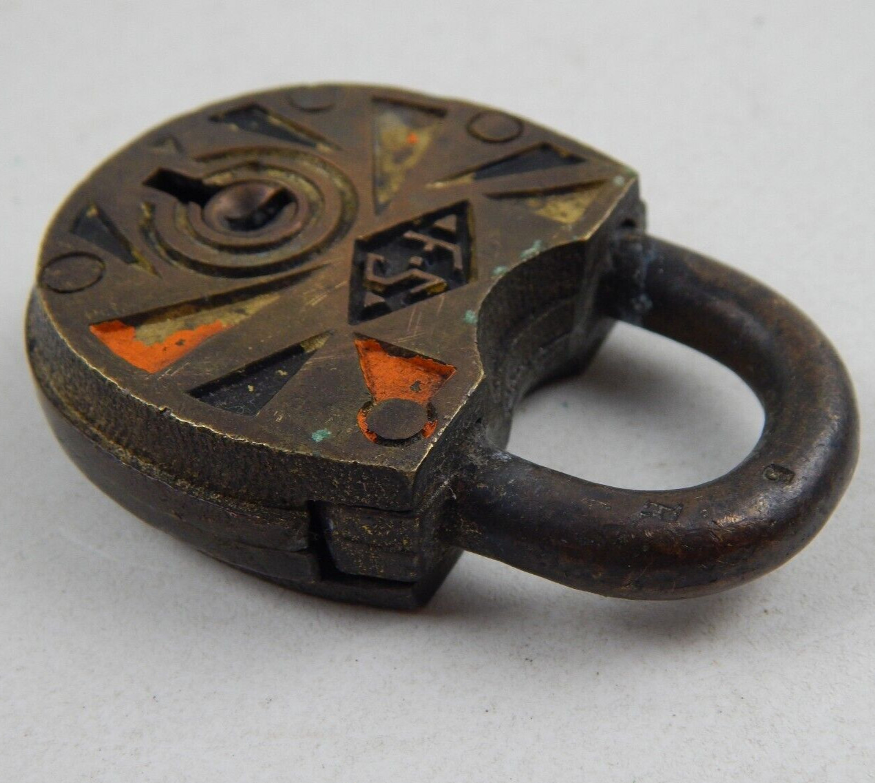 5 Antique Padlocks Brass Iron Champion FS Fraim Ironsides Samson Rustless Lever