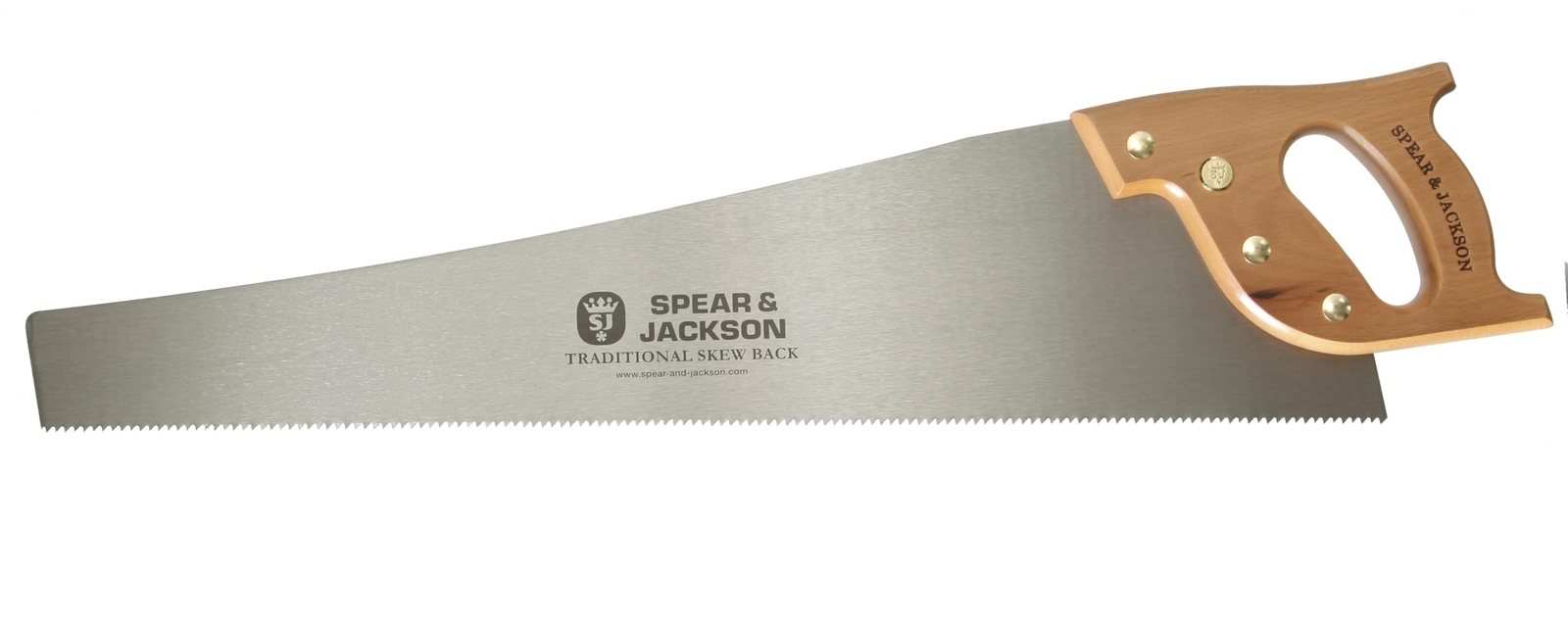 Spear & Jackson 9515K 24″ x 7pts Traditional Skew Back Saw, Brown and Silver