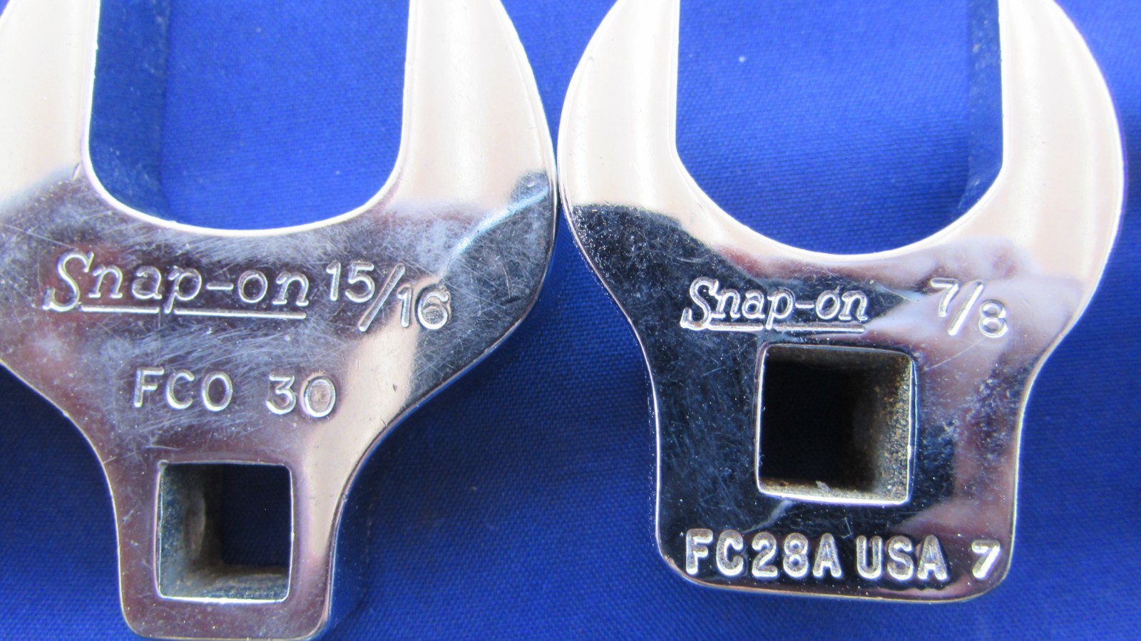 LOT OF 13 SNAP-ON TOOL 3/8 DRIVE SAE CROW’S FOOT UP TO 1-1/2″