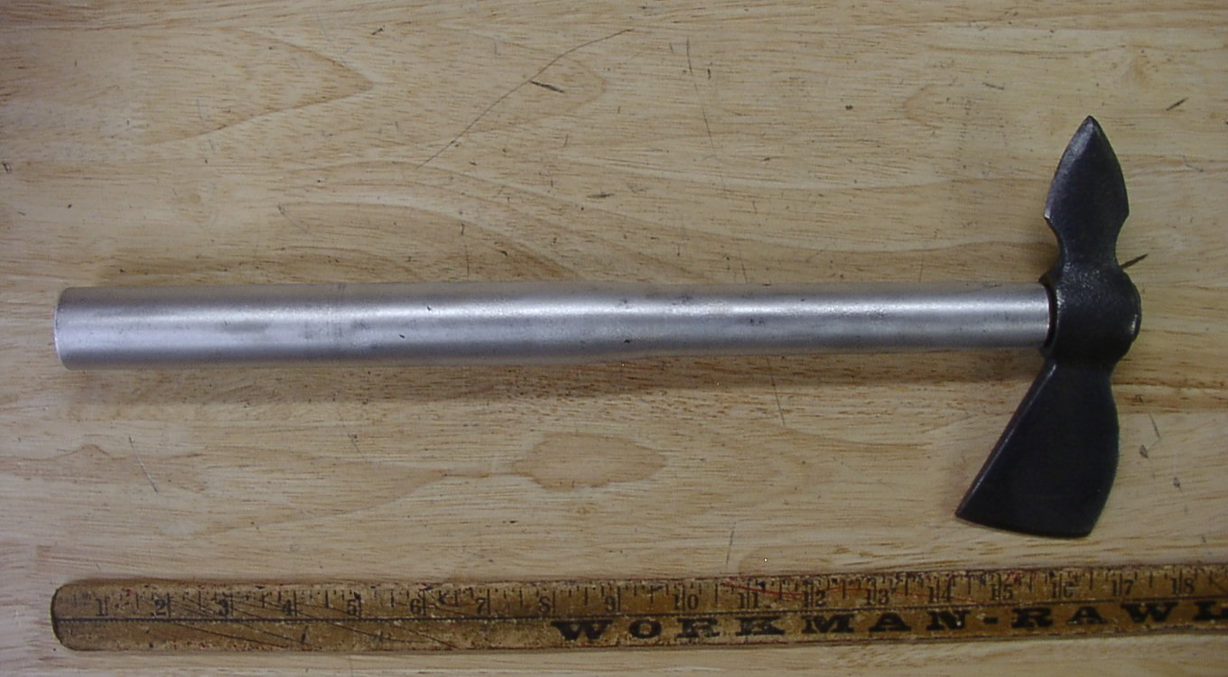 Unusual Hatchet,1lb.15oz,6-3/4″ Head,Aluminum Alloy Hollow Handle,Throwing Axe?