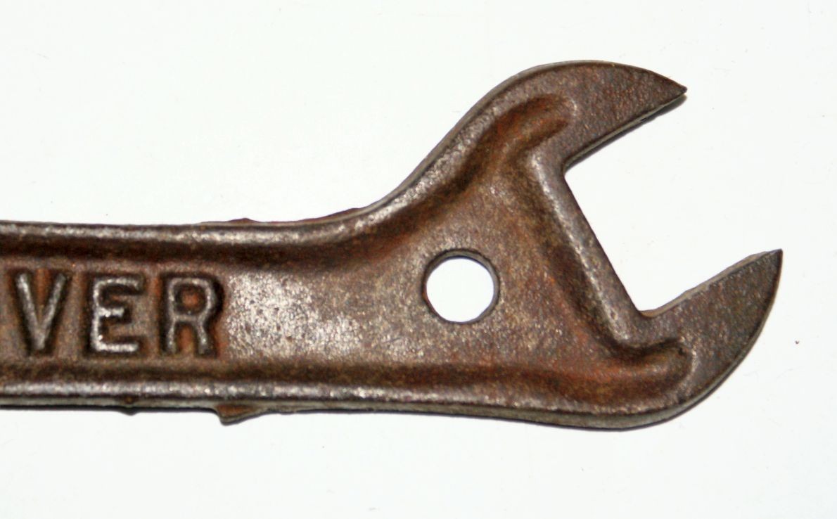 RP208 OLIVER Farm Implement Plow Wrench Tool Old Antique