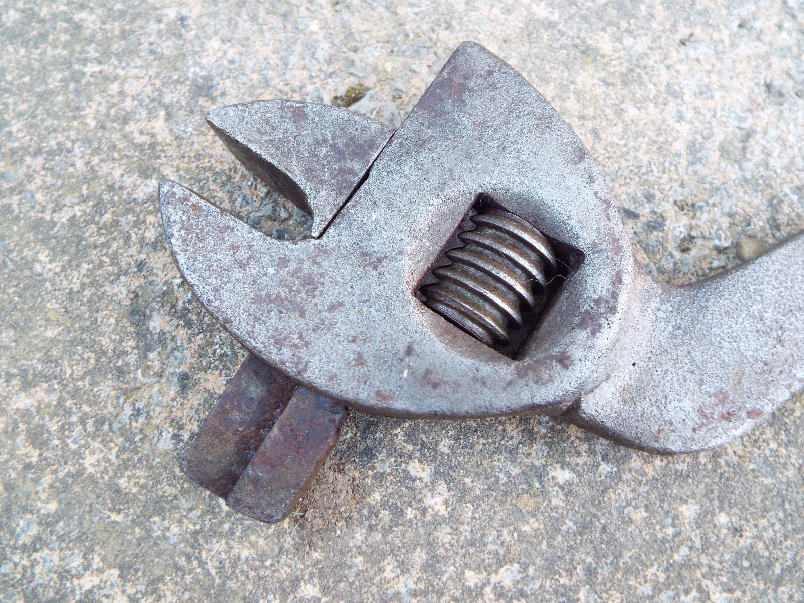 Vintage Very Large adjustable spanner / wrench Coach Wrench