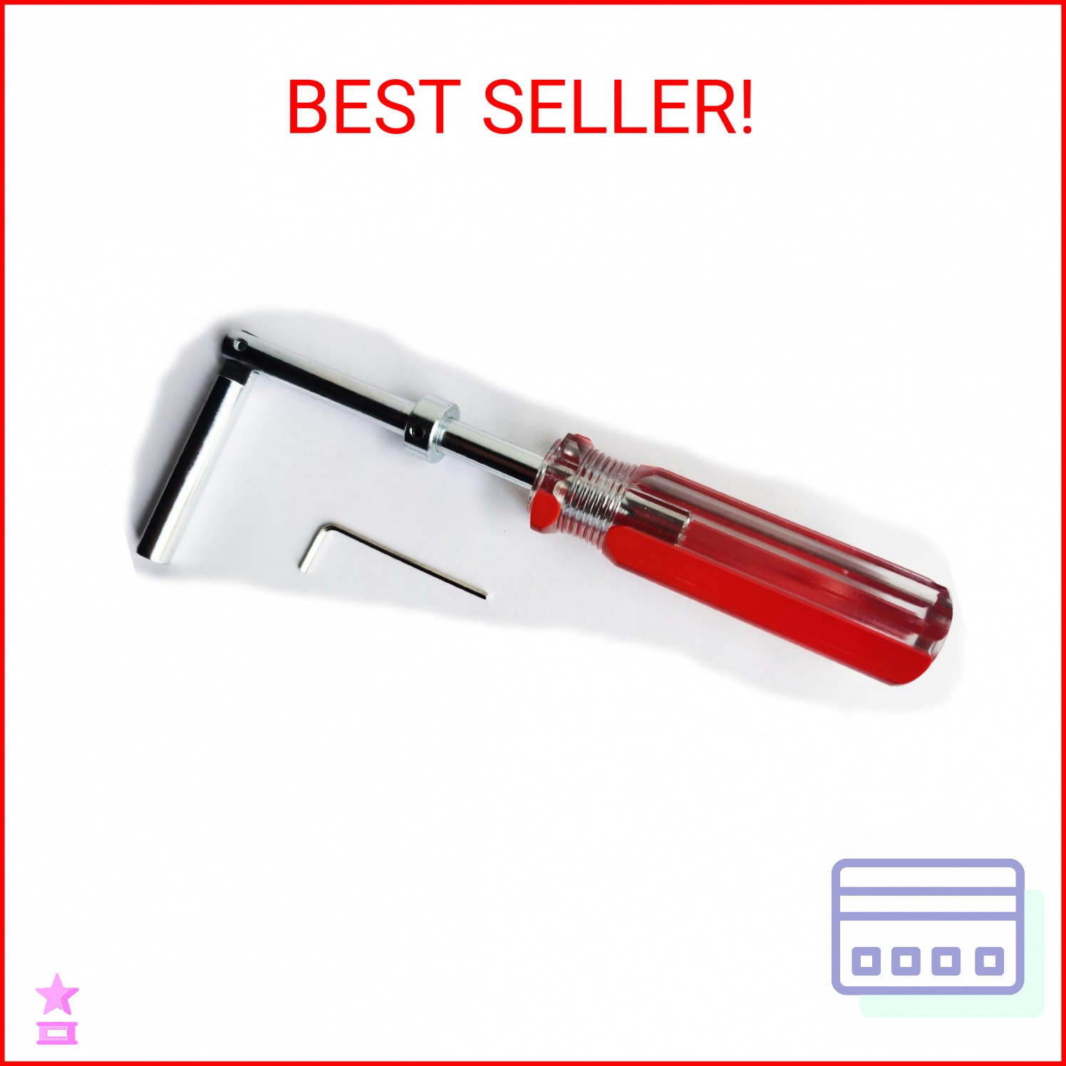 Elevator Door Key Drop Key Solid Carbon Steel with Plastic Handle Heavy Duty Ele