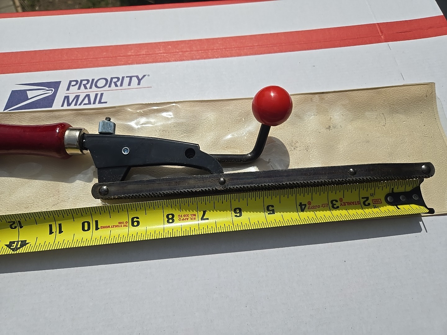 Vtg Shinto Double Sided Interchangeable Coarse / Fine Saw-Rasp Sander