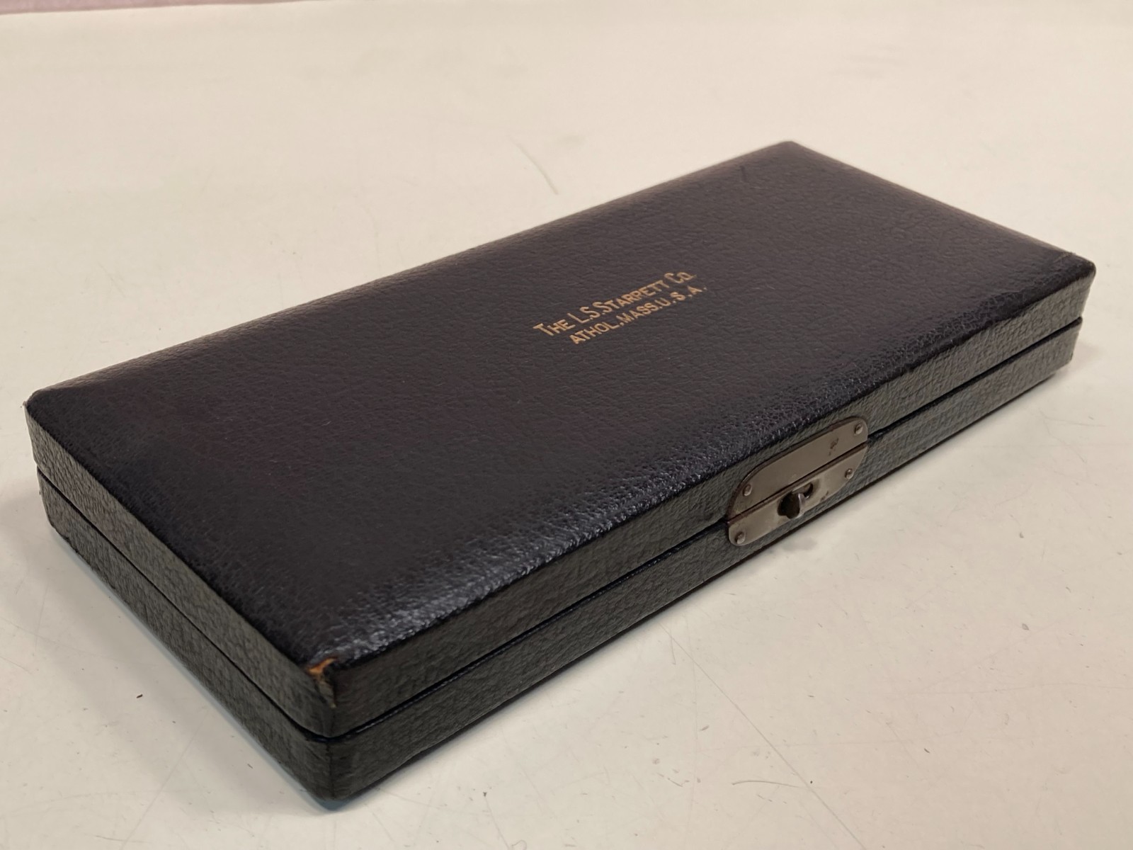 Vintage Starrett 124A inside micrometer set (2″ to 8″) w/case (Made in USA)