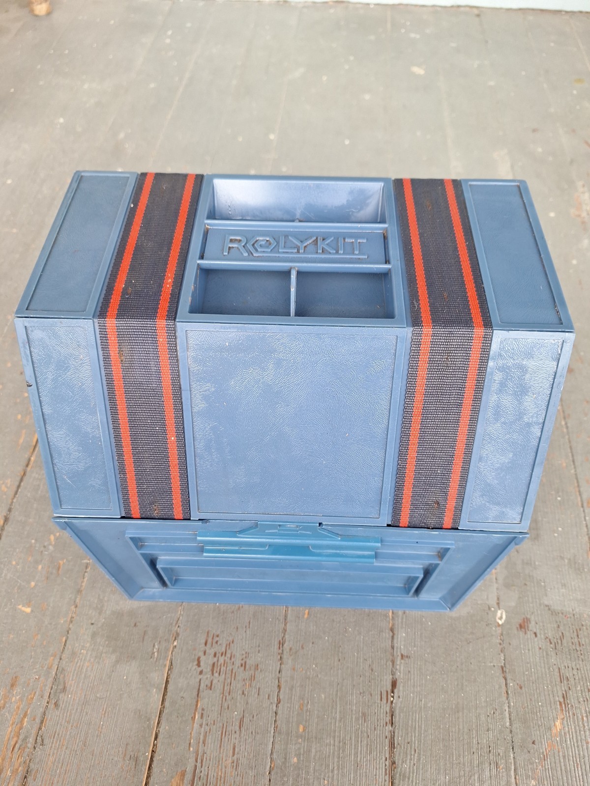 Vintage Rolykit XL Roll-Up Storage Case Deluxe Deep Bucket USA Toolbox 10.75″