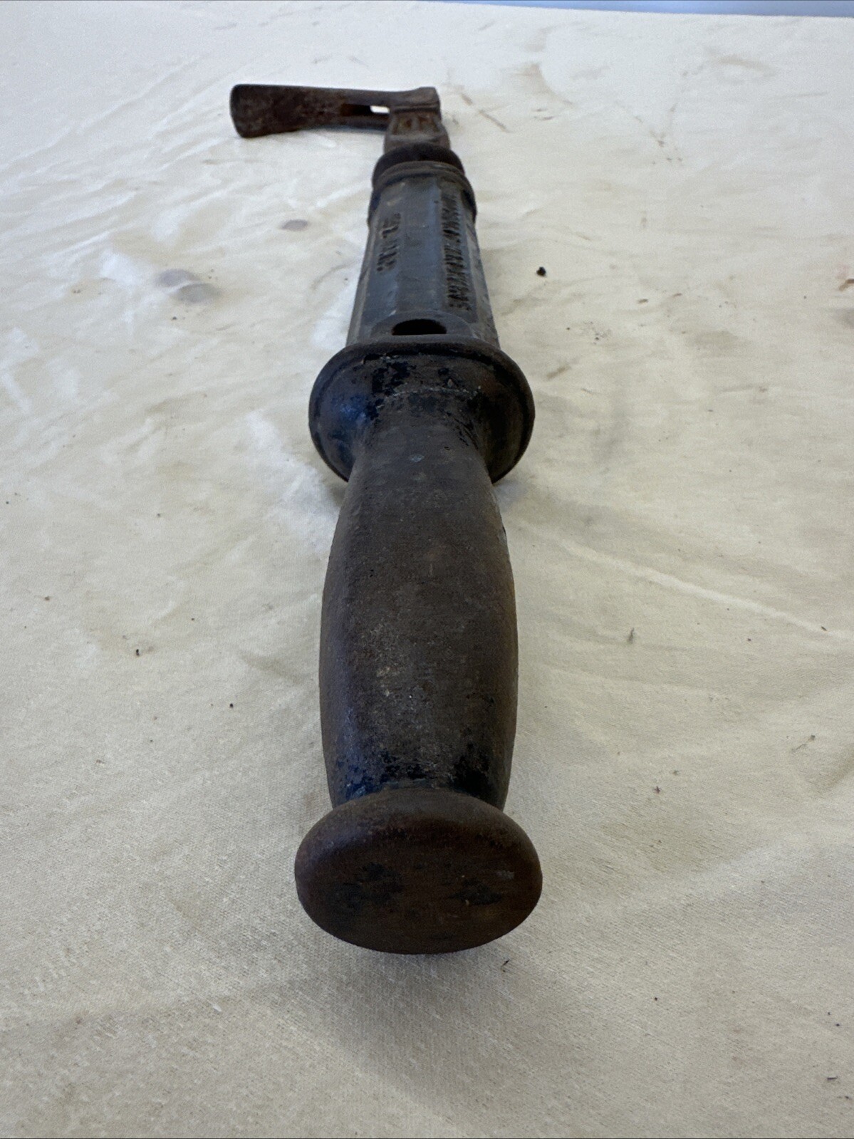 Antique Cast Iron Slide Hammer Nail Puller No. 53 ~ Bridgeport HDWE MFG