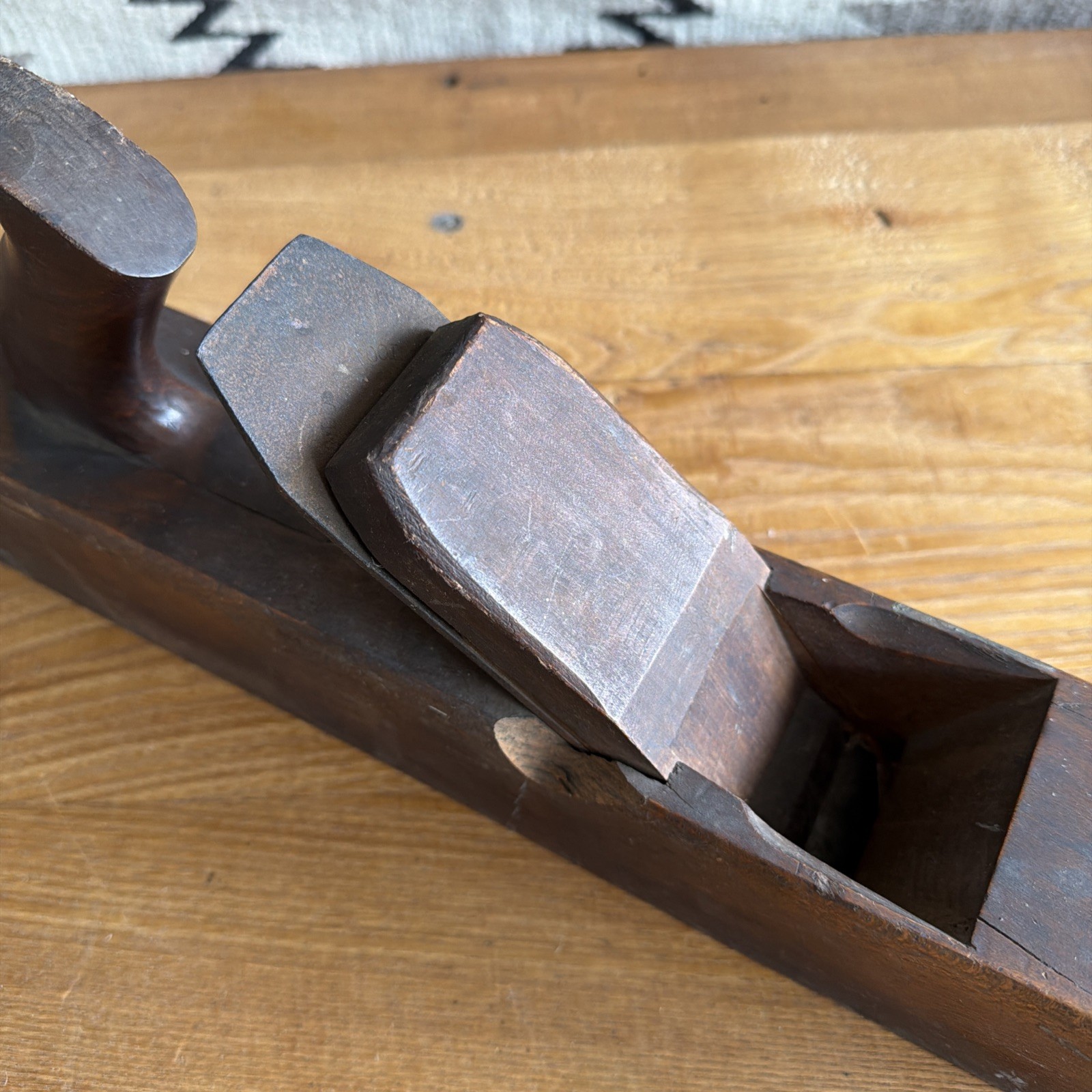 Antique Ogontz No. 13 Wood Plane With Baldwin Tool Company Blade 16”