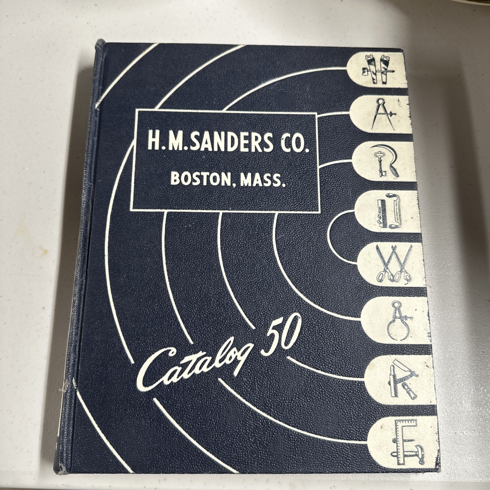 Vintage Tool Catalog 50 Machinists H.M. Sanders Co. Boston,MA History