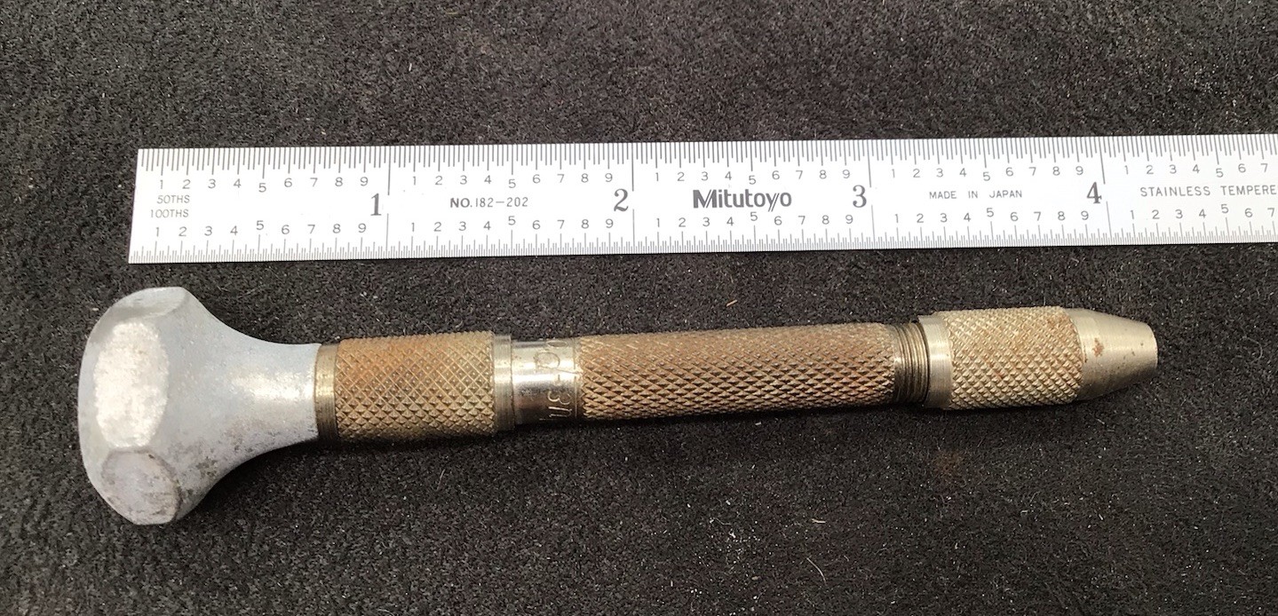 Vintage Blue Point Pin Vise with Dual Collets Machinist Hand Tool USA Made