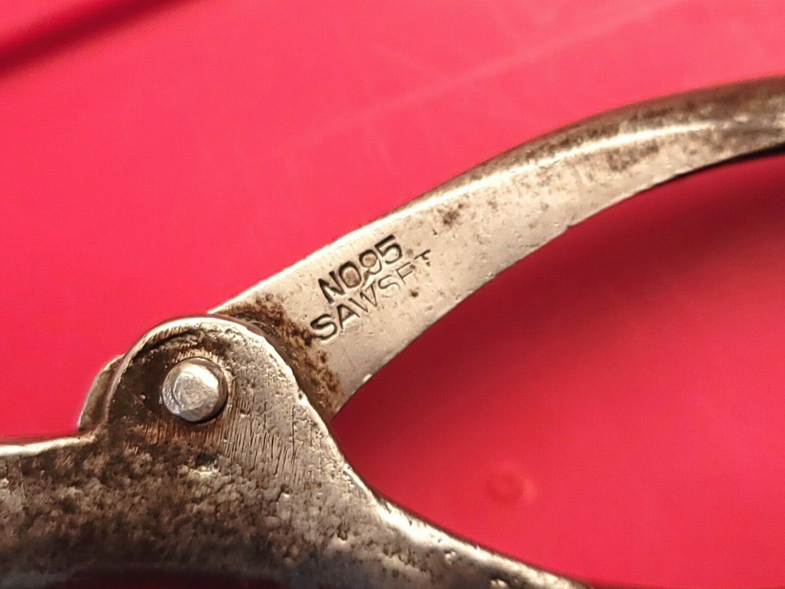 Vtg Apex No. 95 Saw Set w Dial Chas Morrill New York Patent 6.5″ Length Saw Set