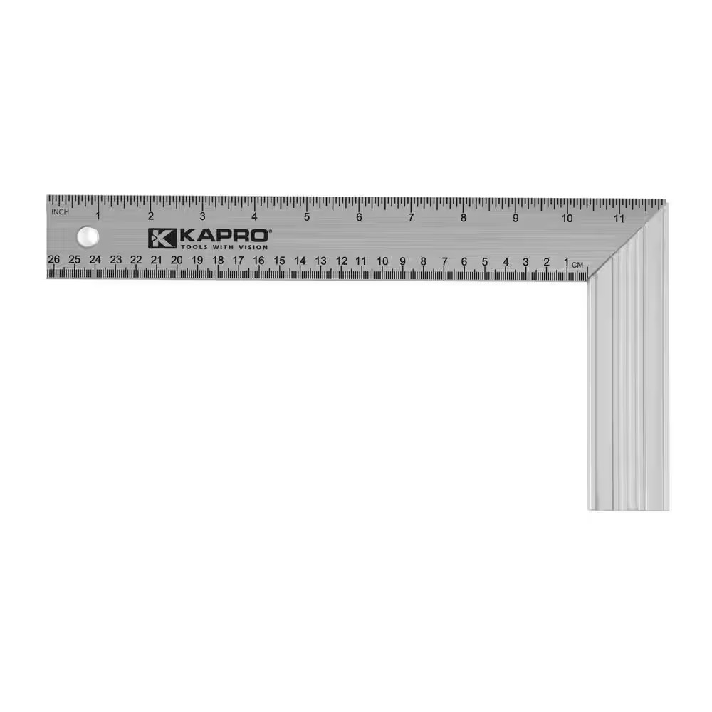 8 In. Try and Mitre Square with Stainless Steel Blade