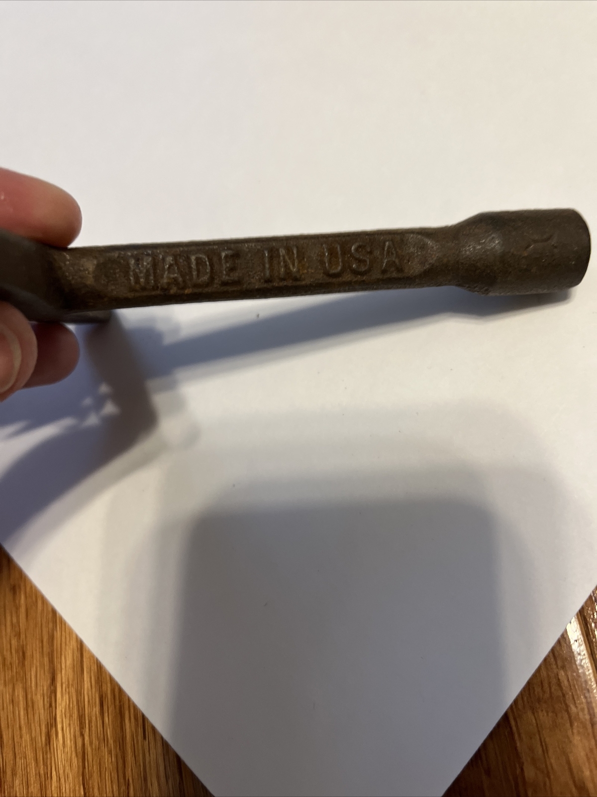 OLD Cast Iron PYROFAX T-Handle Wrench Key Tool Gas Pump Valve SHUT-OFF Made USA