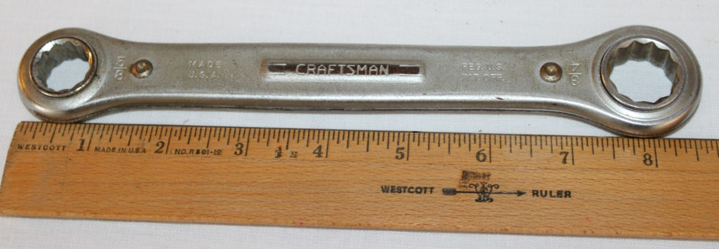 3-Craftsman Ratchet Double Box-End 12 Point Wrenches 2-1/2″x9/16″ 1-5/8″x3/4″ #5
